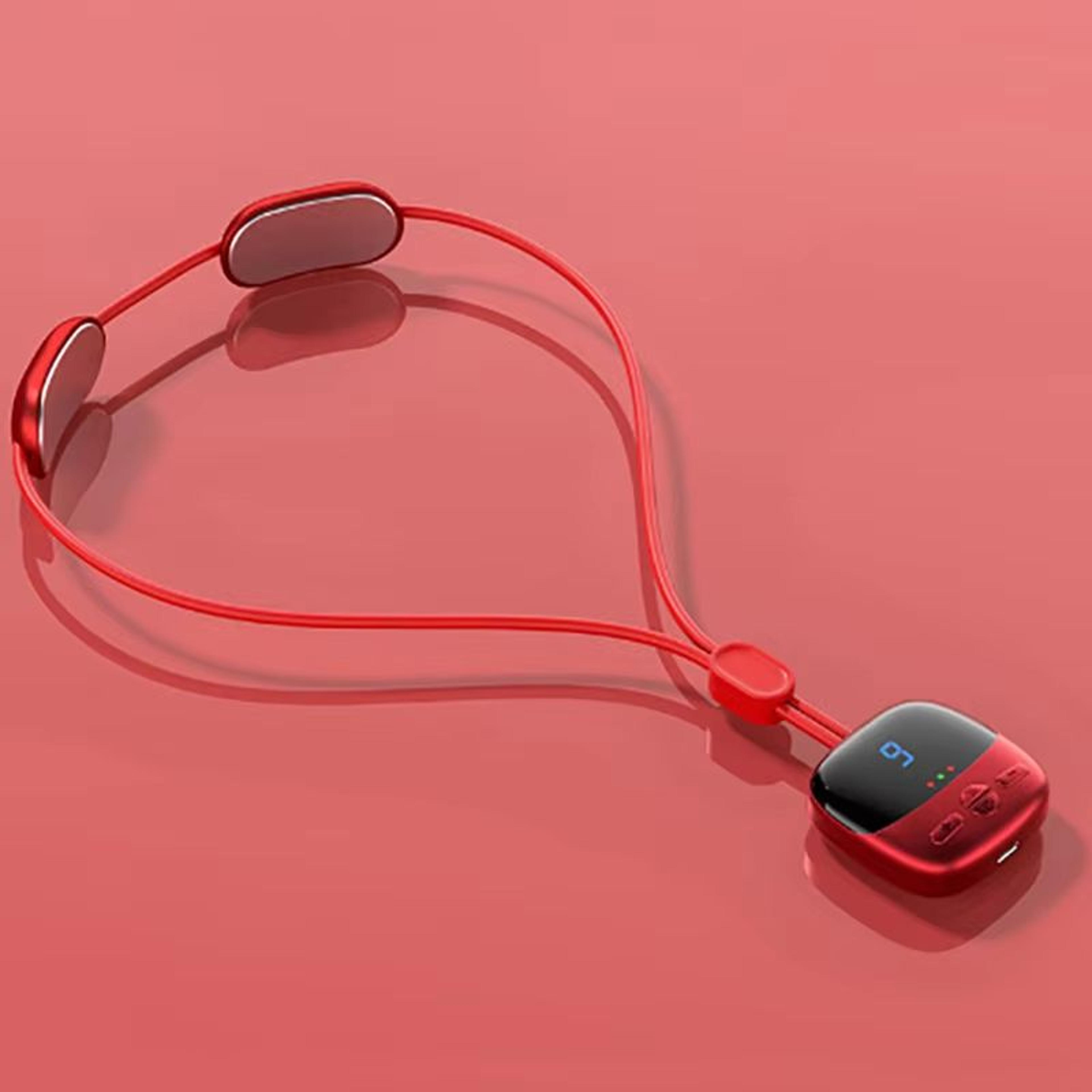 smartrelief mini cervical massager – portable neck & shoulder pulse therapy with heat compression