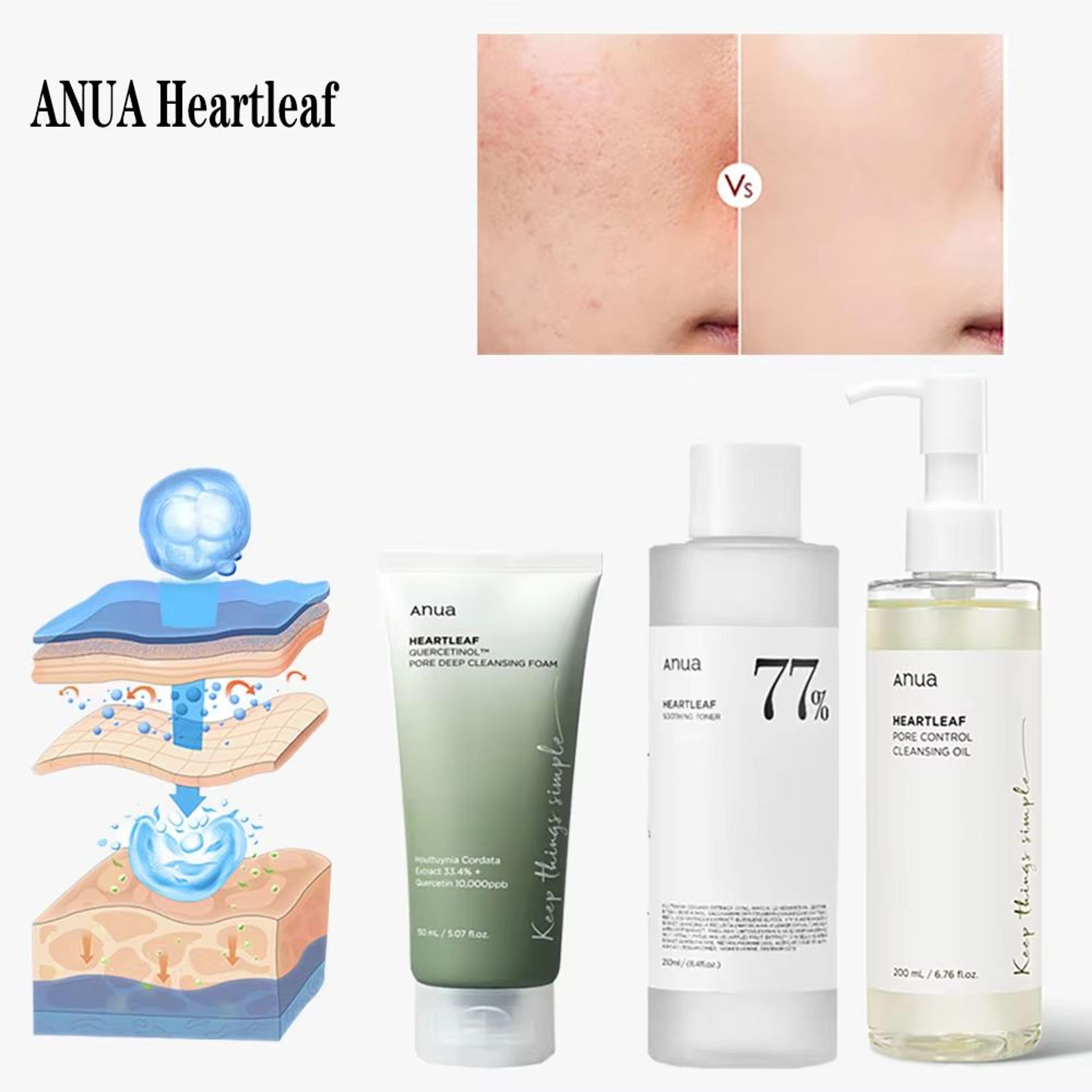 anua heartleaf 77% toner soothing oil control and pore refining k beauty essence