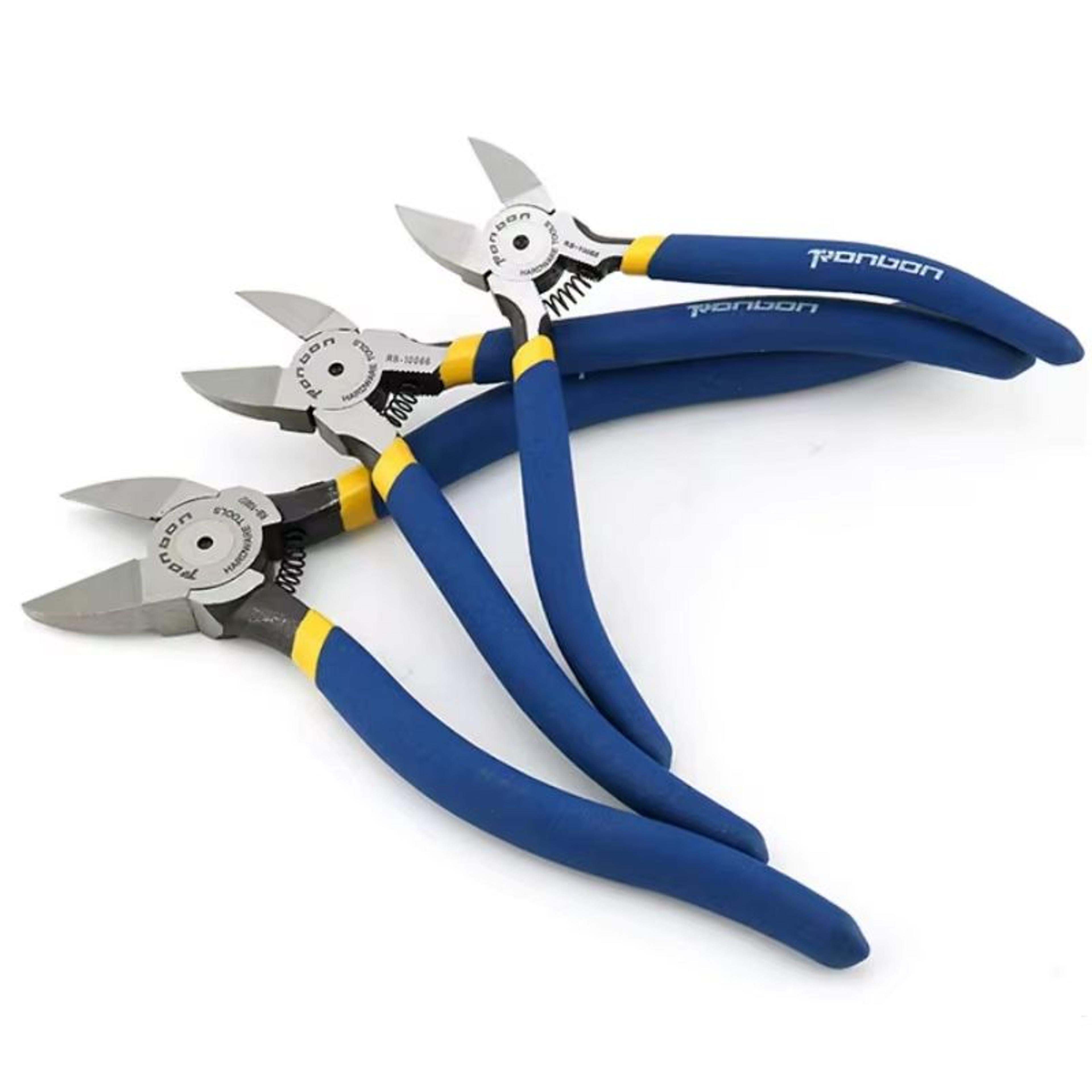 professional 5/6/7 inch wire stripping pliers – electrician side cutter & diy cable nipper