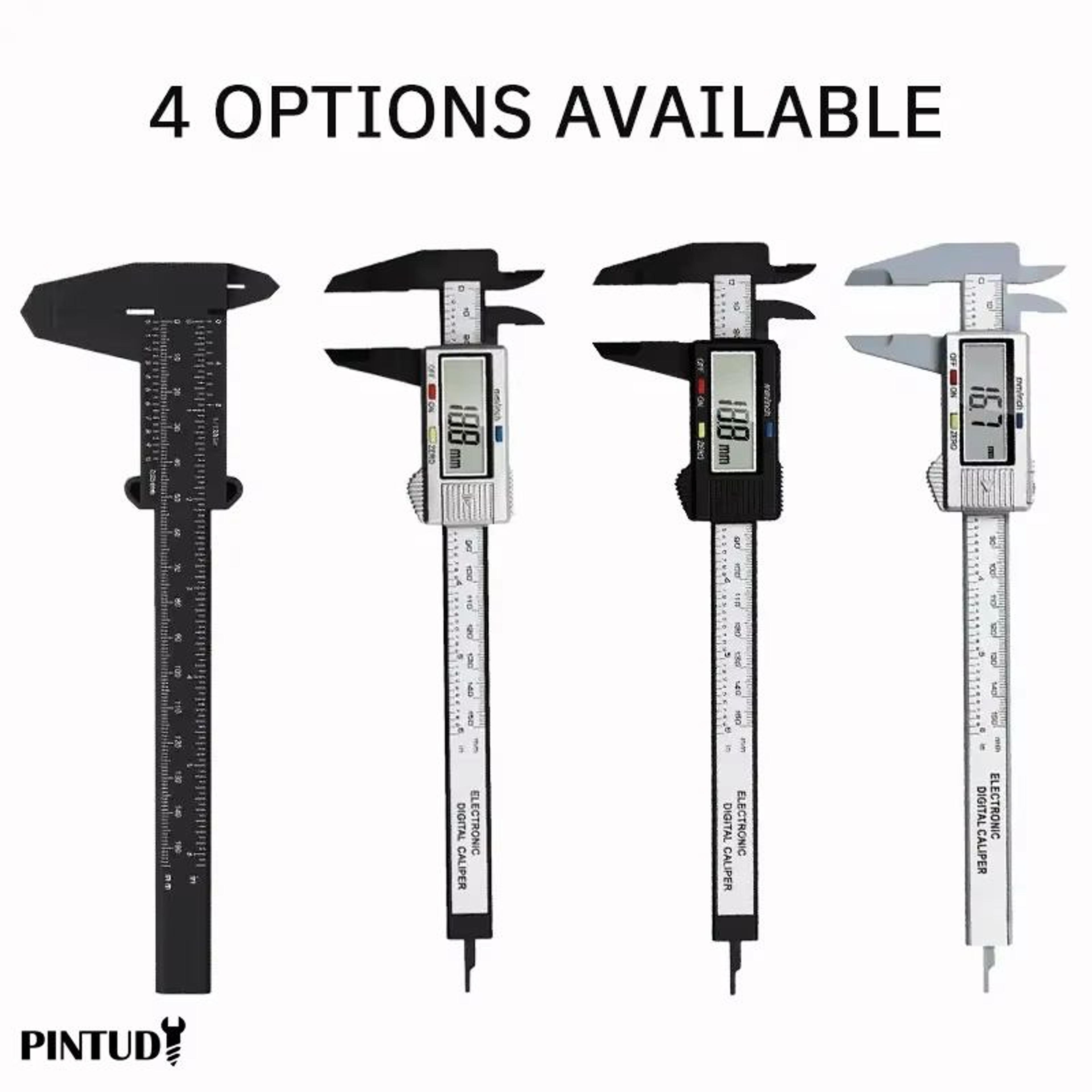 mini digital vernier caliper 0–150mm plastic measuring tool for students & hobbyists