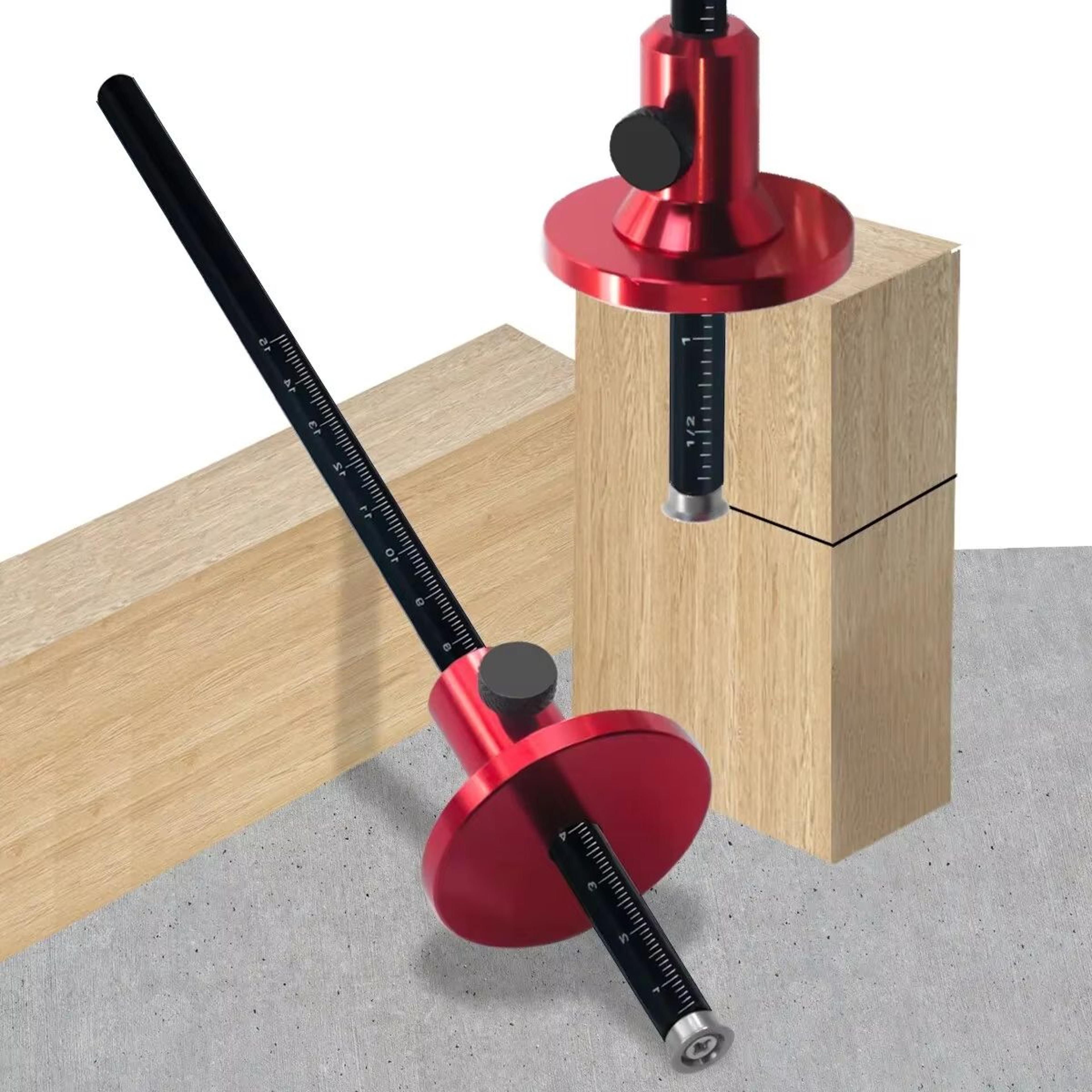 precision wheel marking gauge – wood scriber & measuring tool