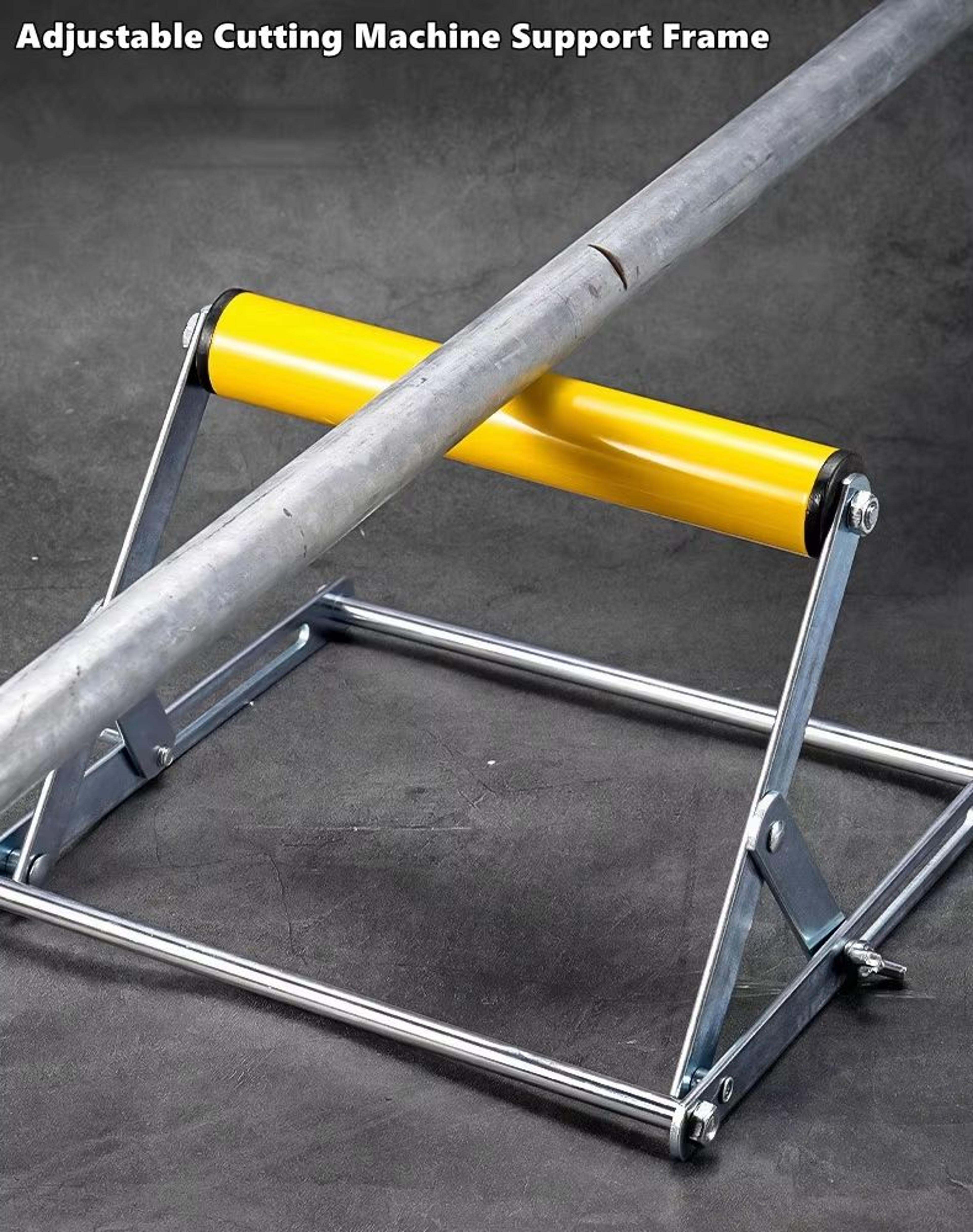 pro support adjustable height roller stand – optimized support for table saws & miter saws