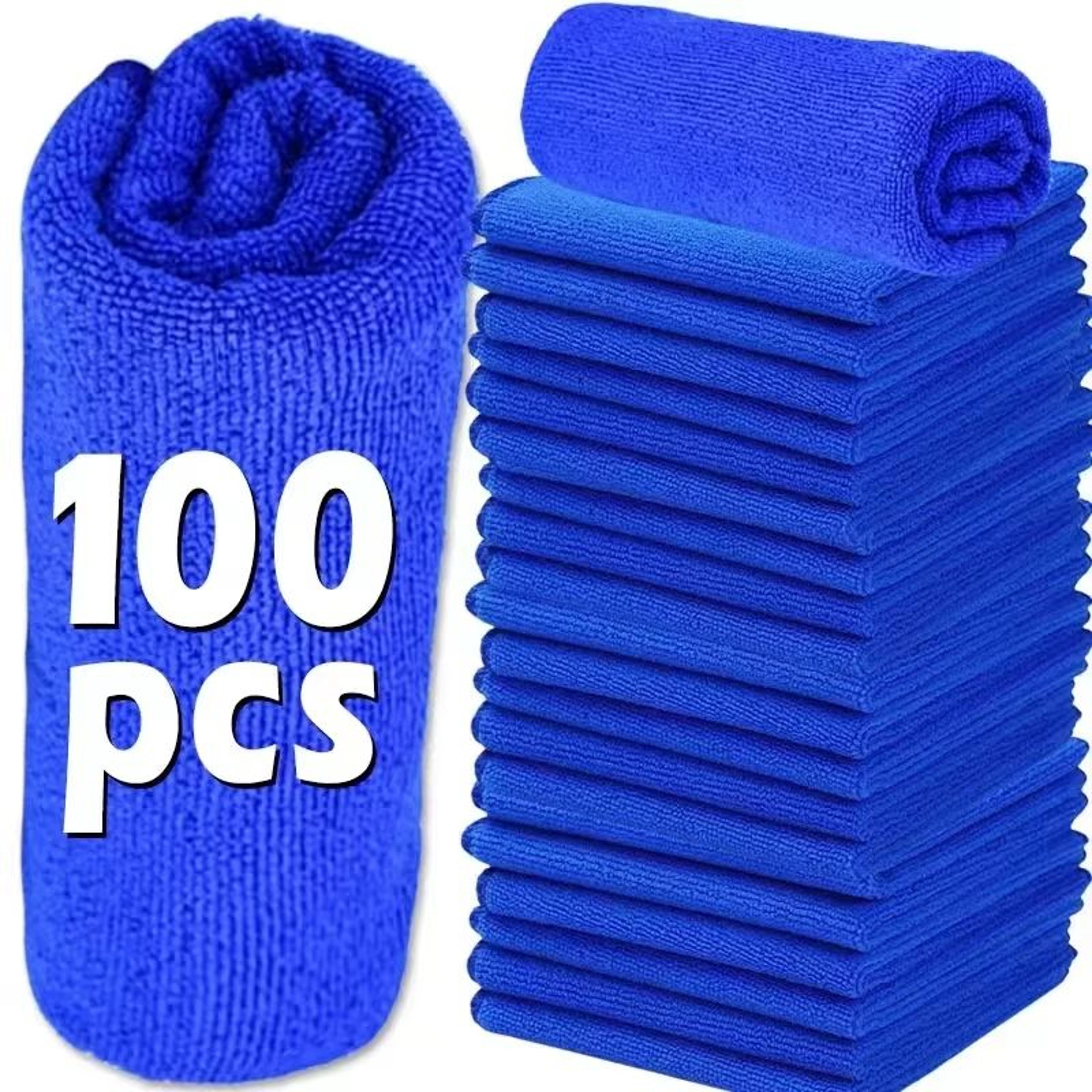 ultraclean reusable microfiber cleaning towels – lint-free, super-absorbent multi-purpose cloths