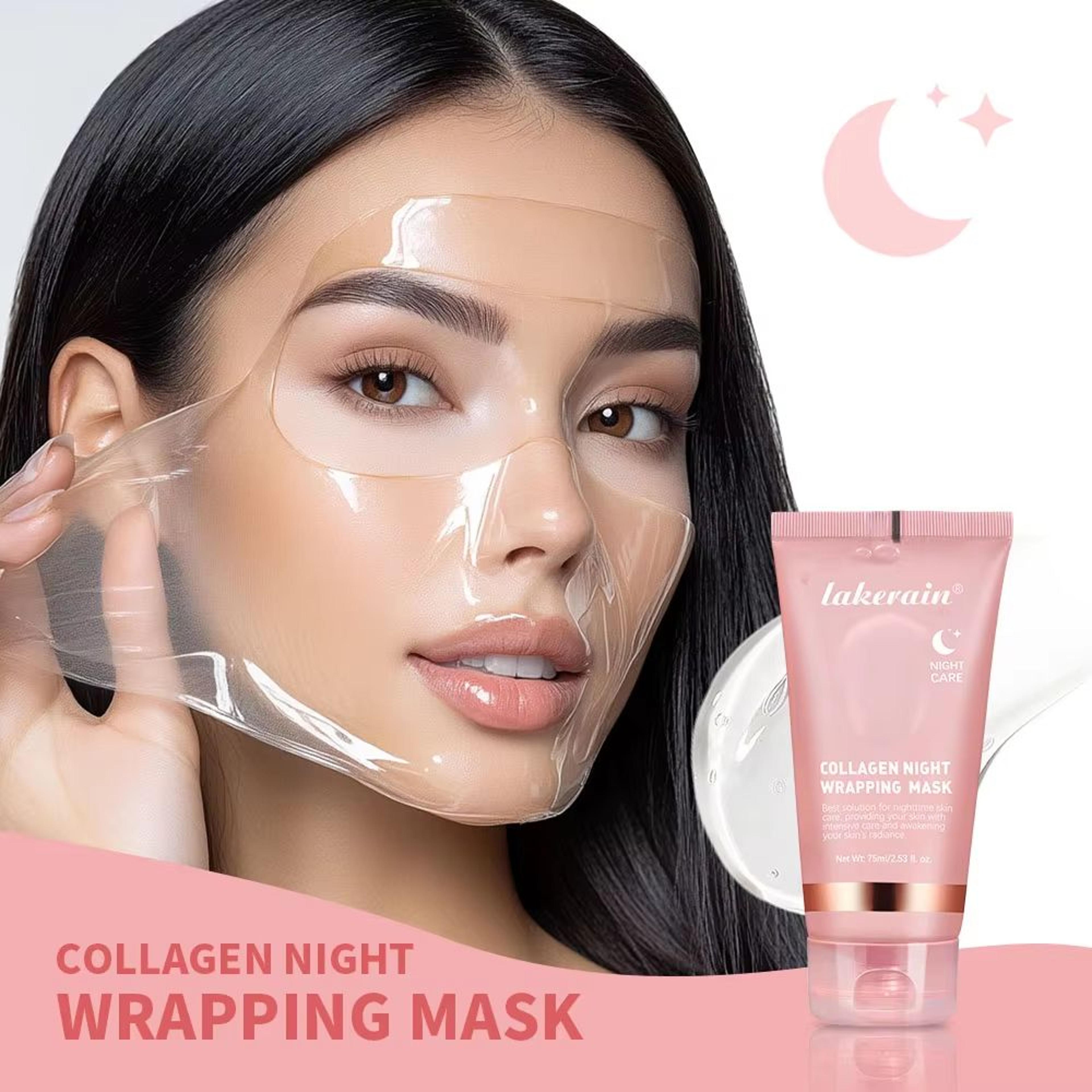radiantsleep collagen night mask – hydrolyzed collagen skincare for firmness & glow