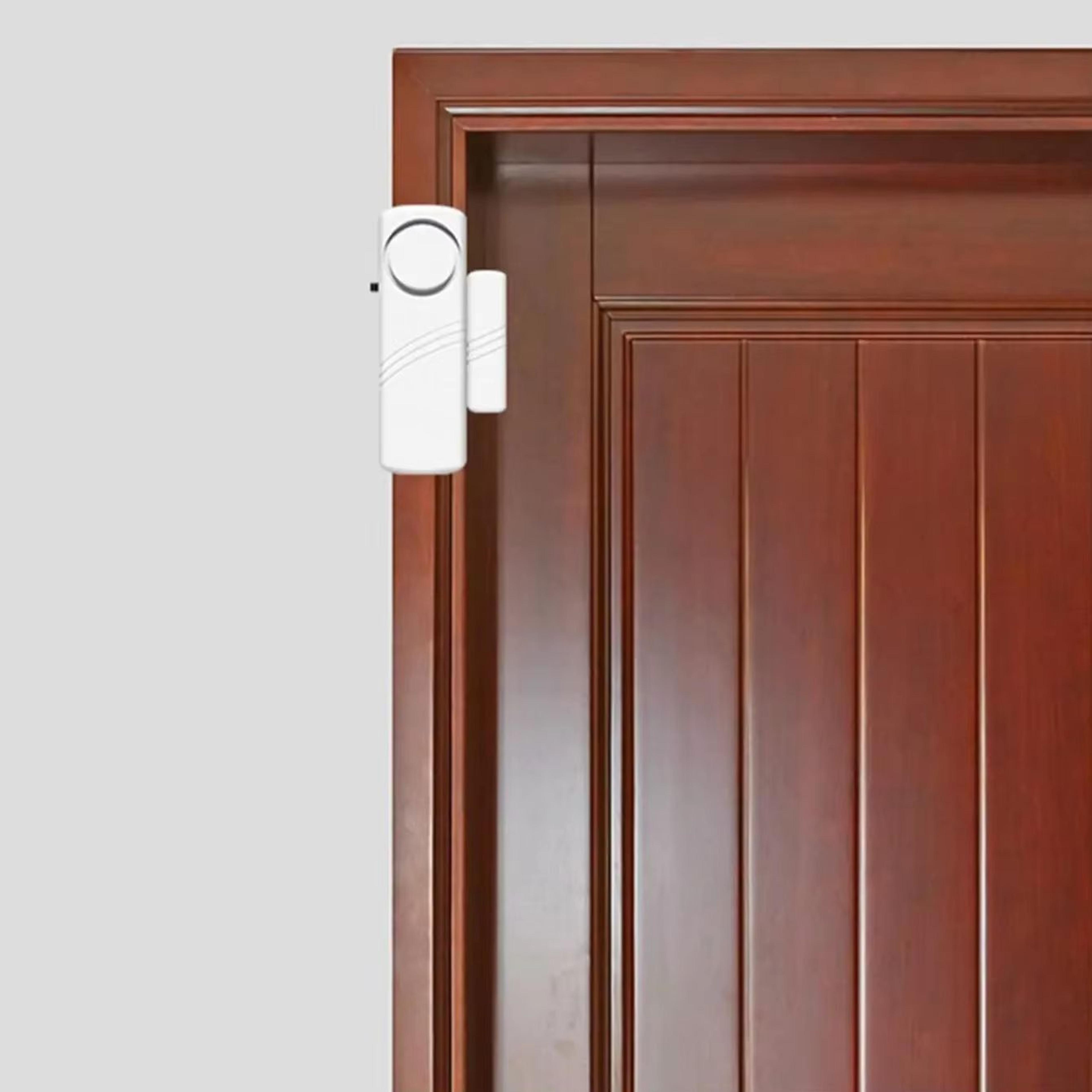 wireless door and window magnetic sensor alarm – 2-pack home security detectors