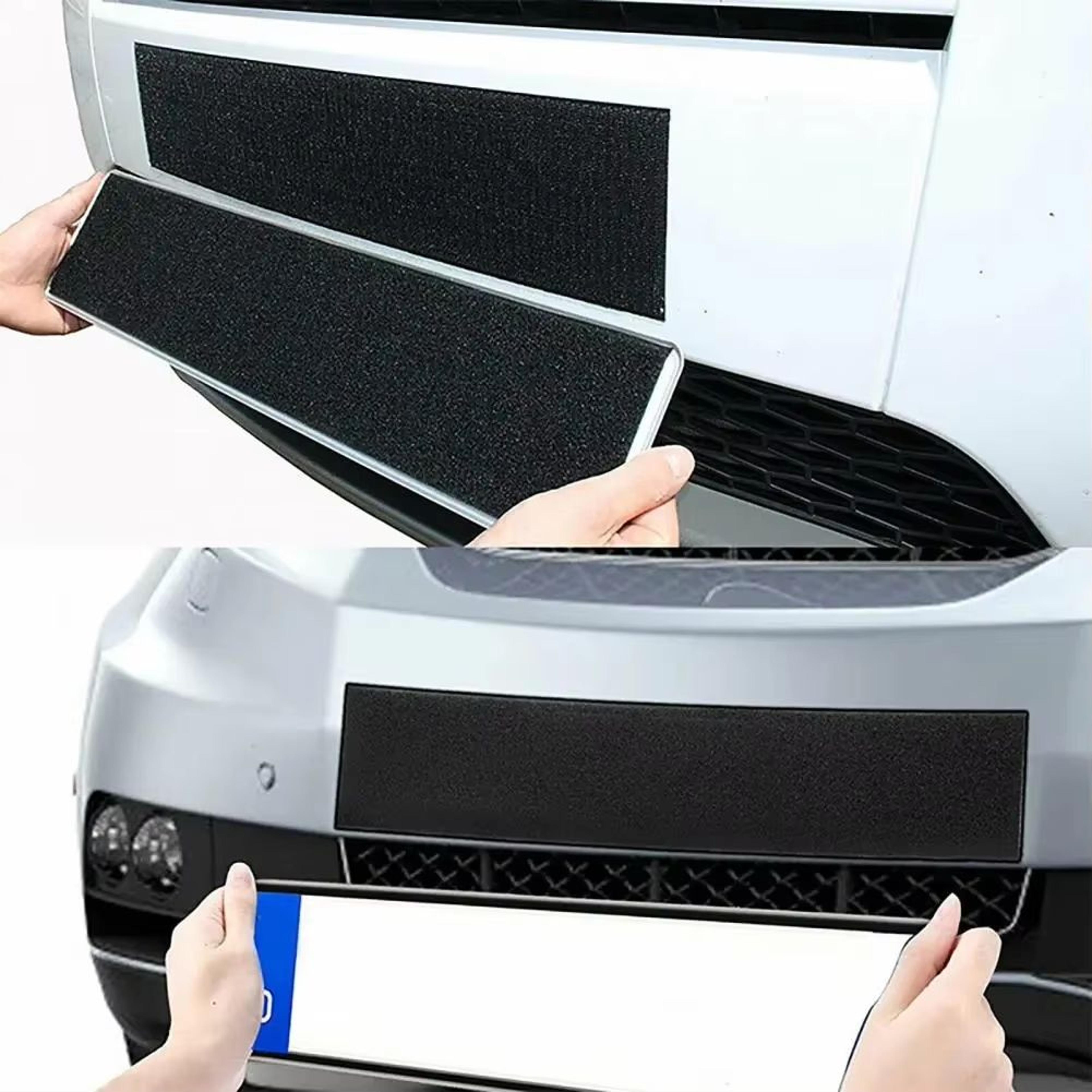 ultra-slim frameless adhesive license plate holder kit (4-pack universal)
