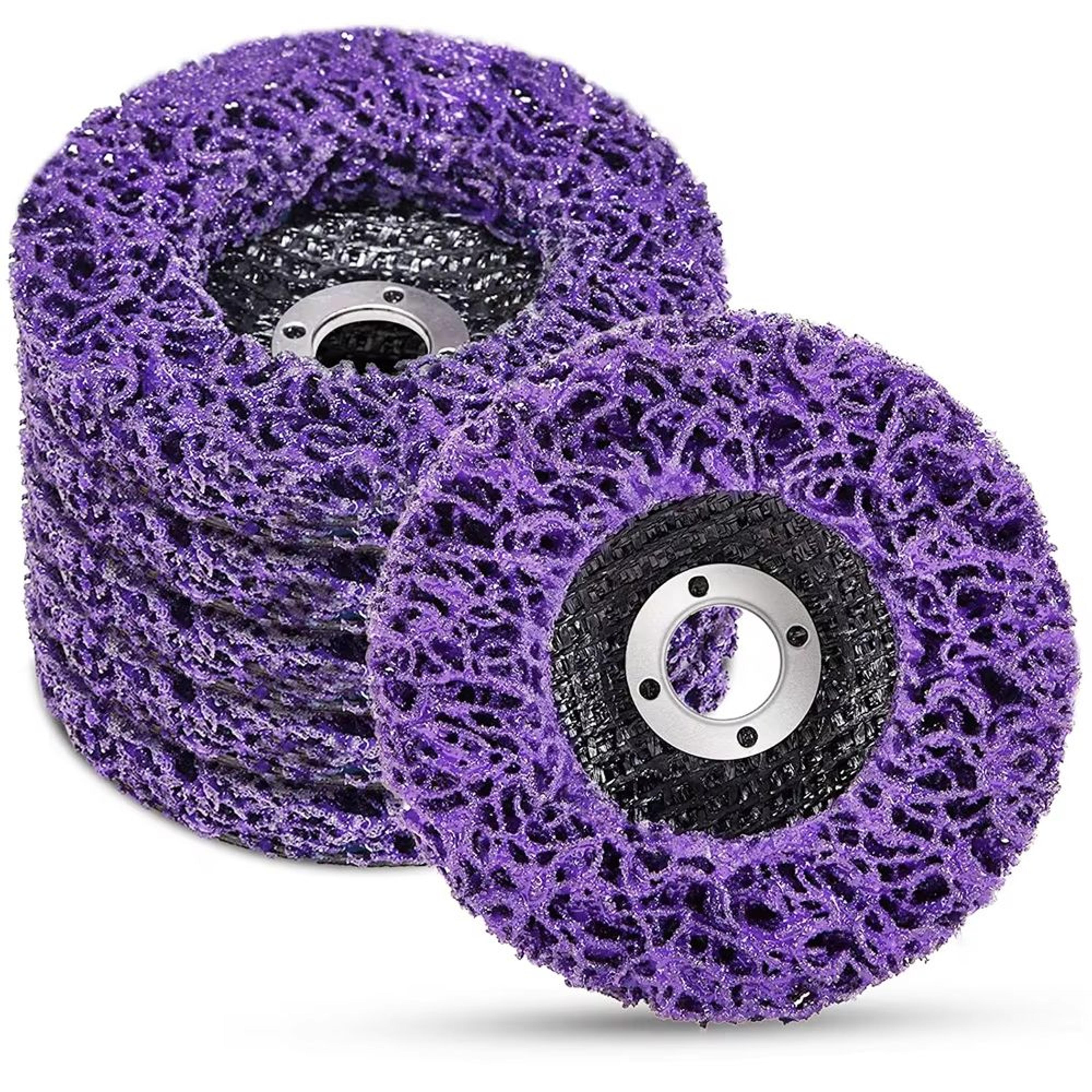 coral disc poly strip abrasive wheel – 100/115/125mm paint & rust removal for angle grinders