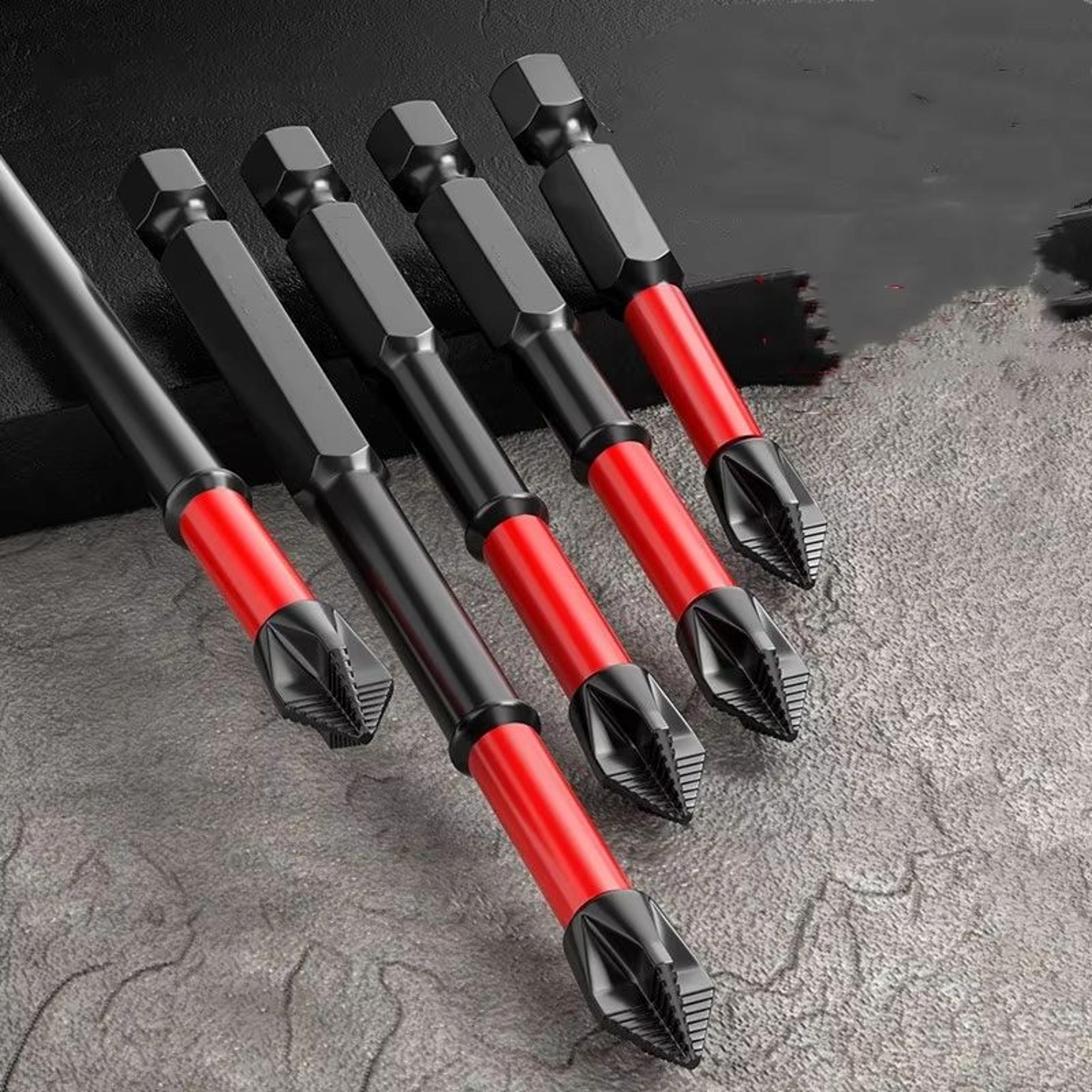 anti-slip tungsten steel phillips screwdriver bit – impact-resistant magnetic drill bit for electric drills
