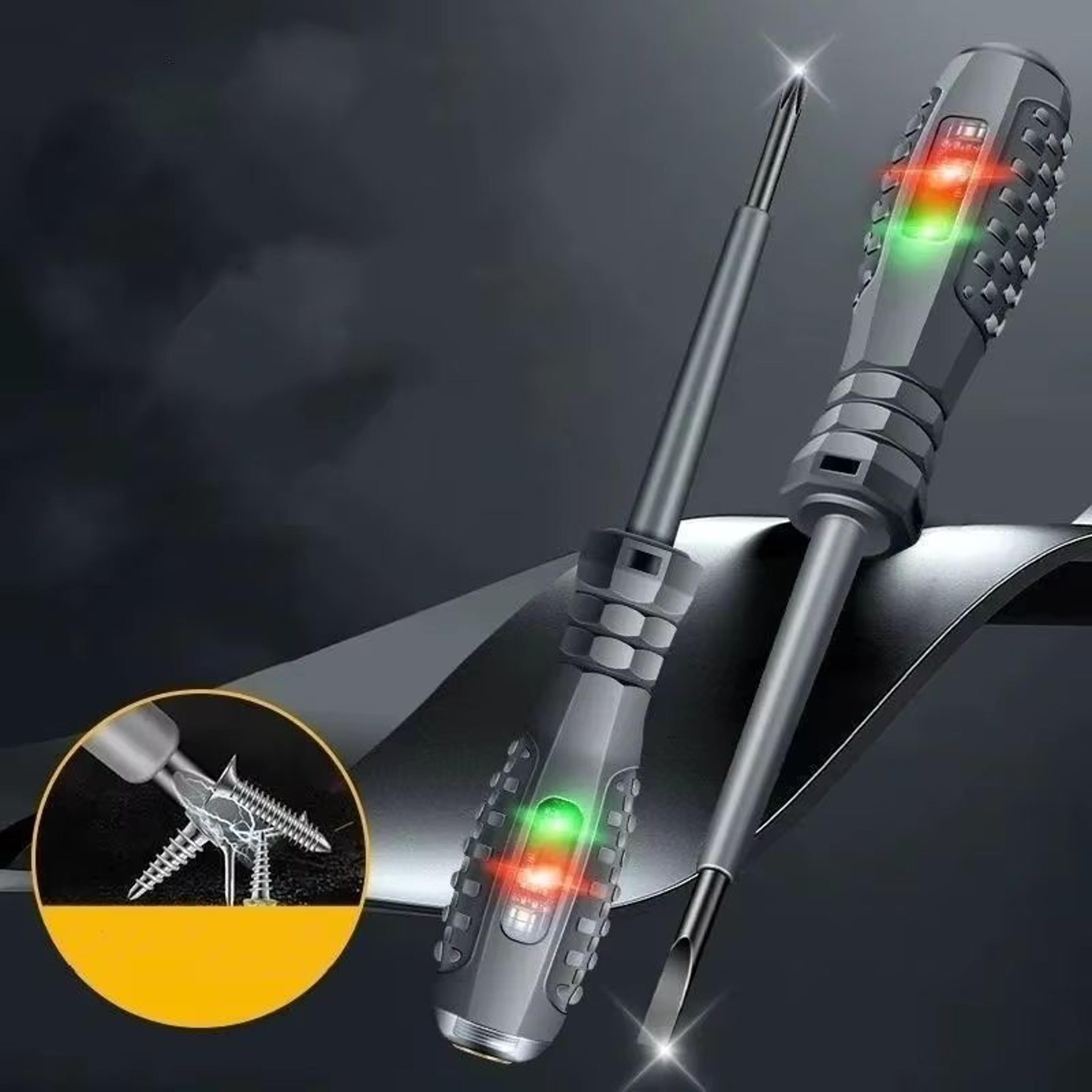 aneng b05 insulated electric pen – neon bulb voltage tester & magnetic screwdriver