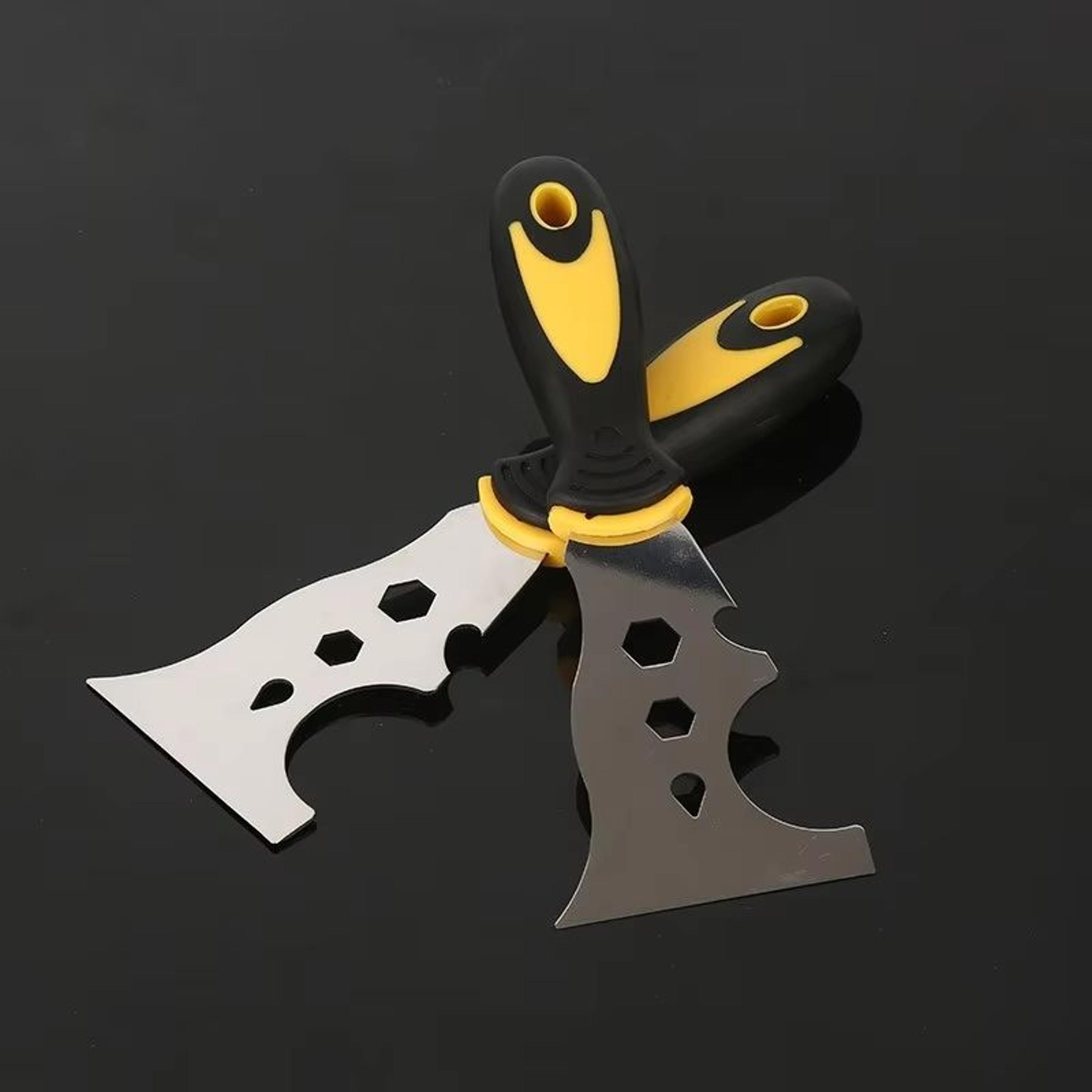 ultimate 13-in-1 stainless steel multi-function putty knife & scraper toolkit