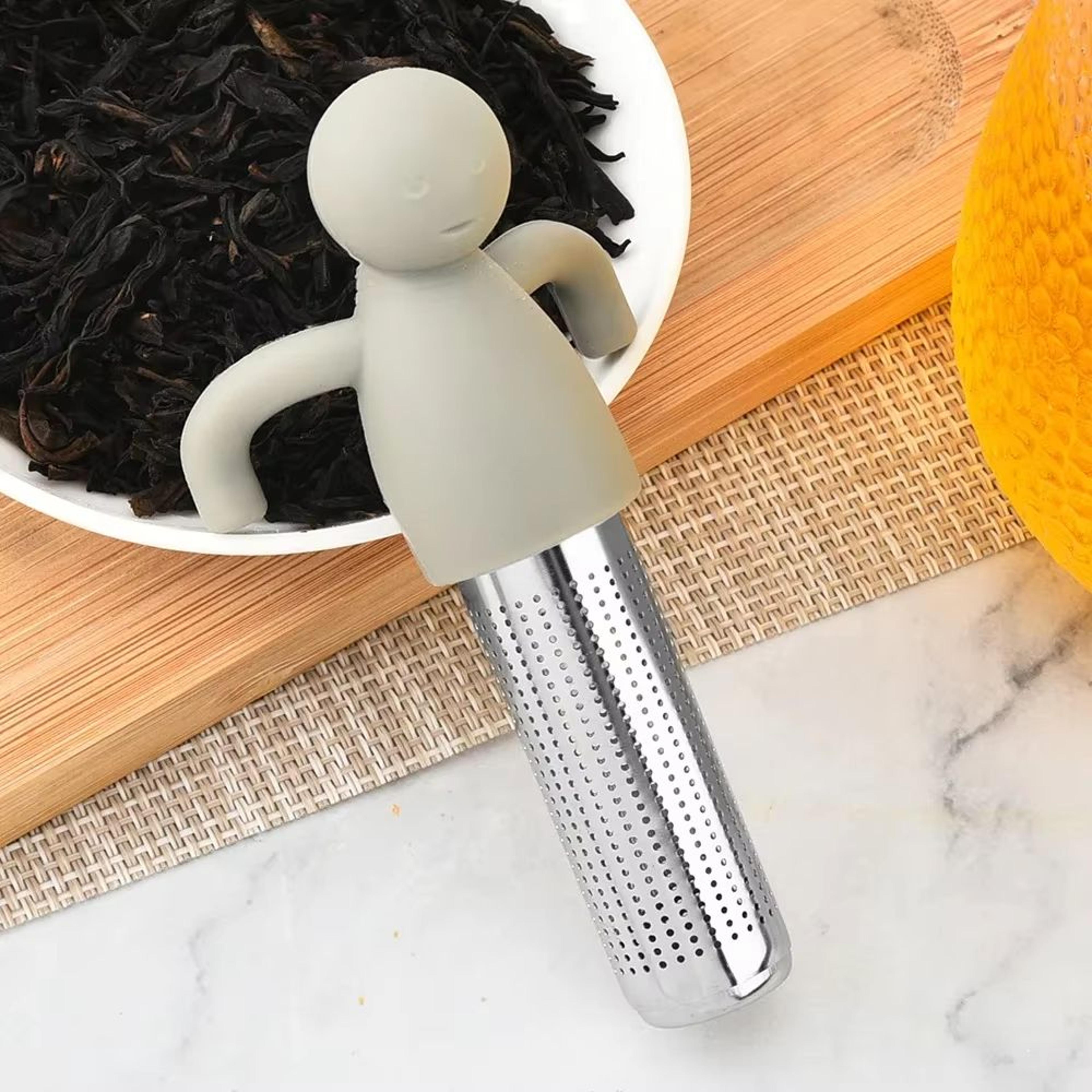 pureleaf stainless steel tea infuser & brewing basket – reusable metal loose-leaf strainer for kitchen, bar & garden