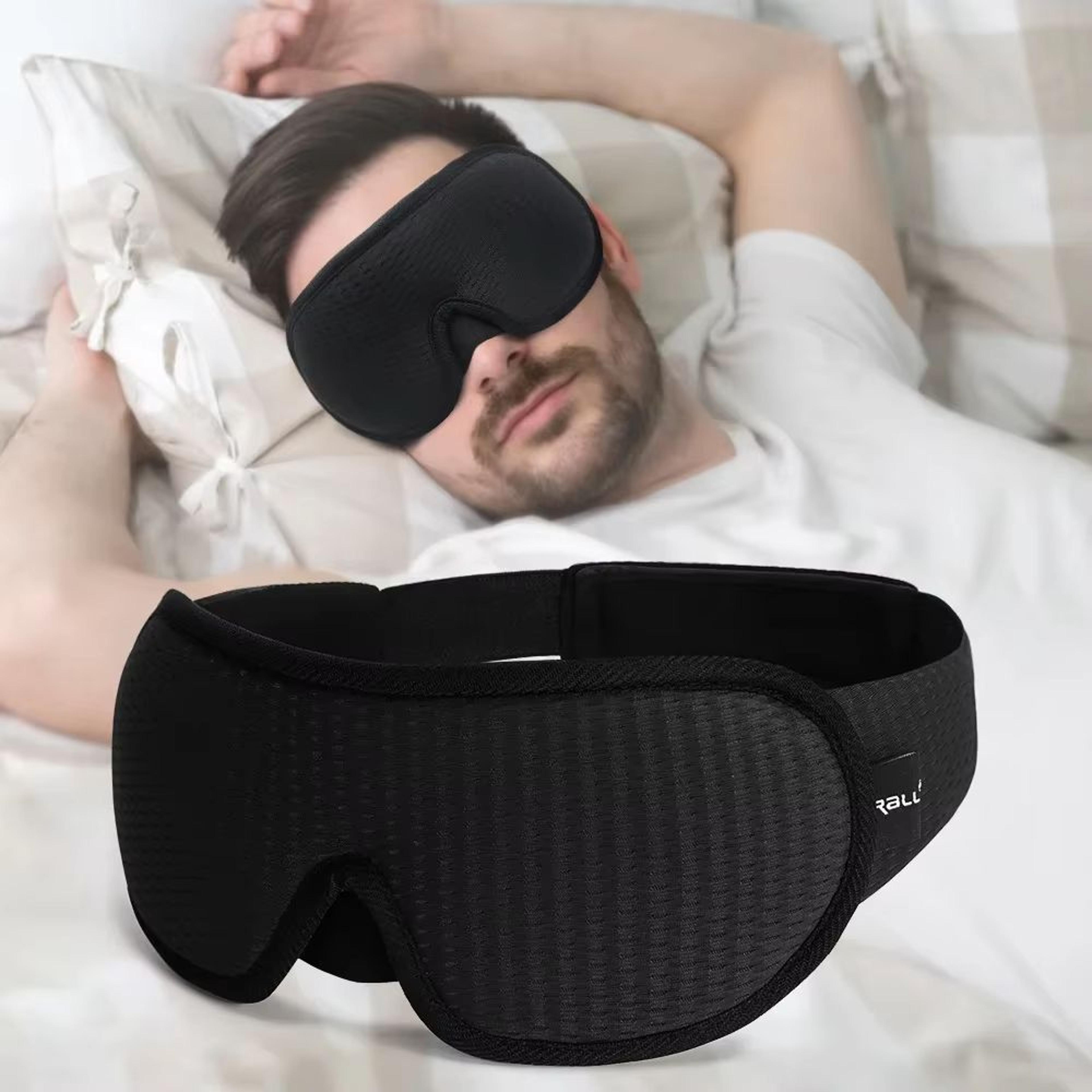 sleepvoid 3d contoured sleep mask – sanctuary for travel, daytime naps & night rest