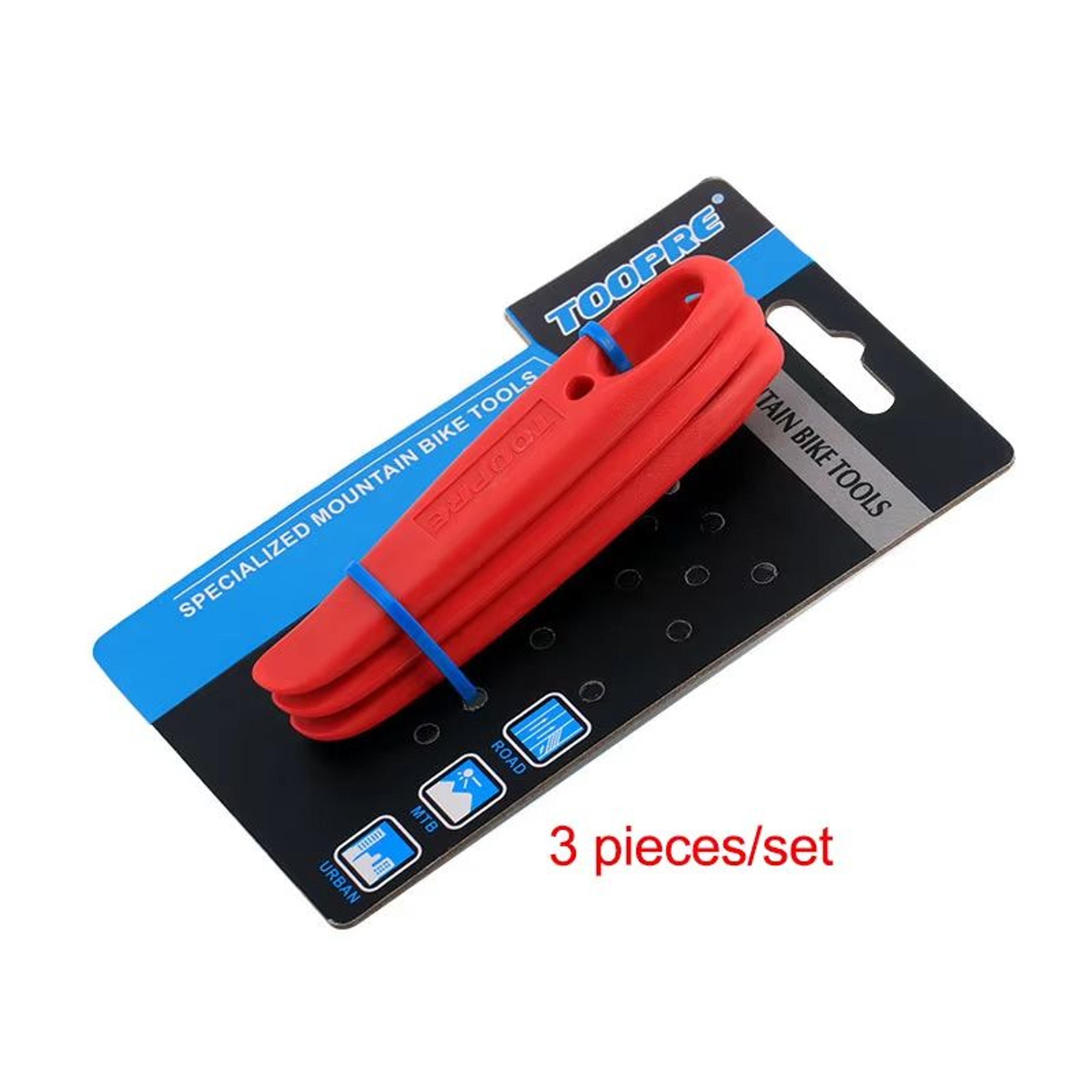 proride nylon 3-pc bicycle tire lever set – lightweight tire pry bar tool kit