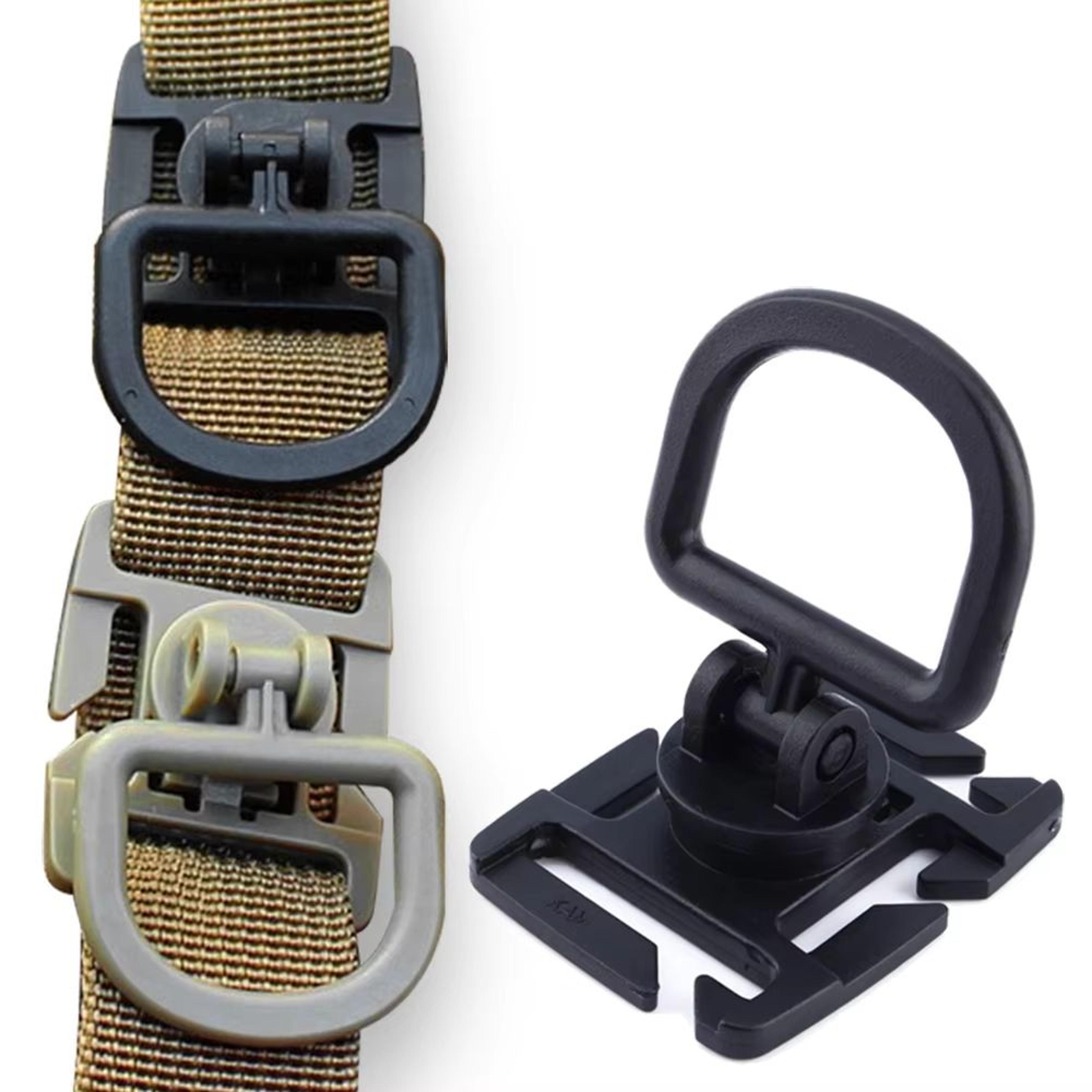 360 tactical d-ring clips – heavy-duty molle webbing attachments for backpacks, belts & outdoor gear