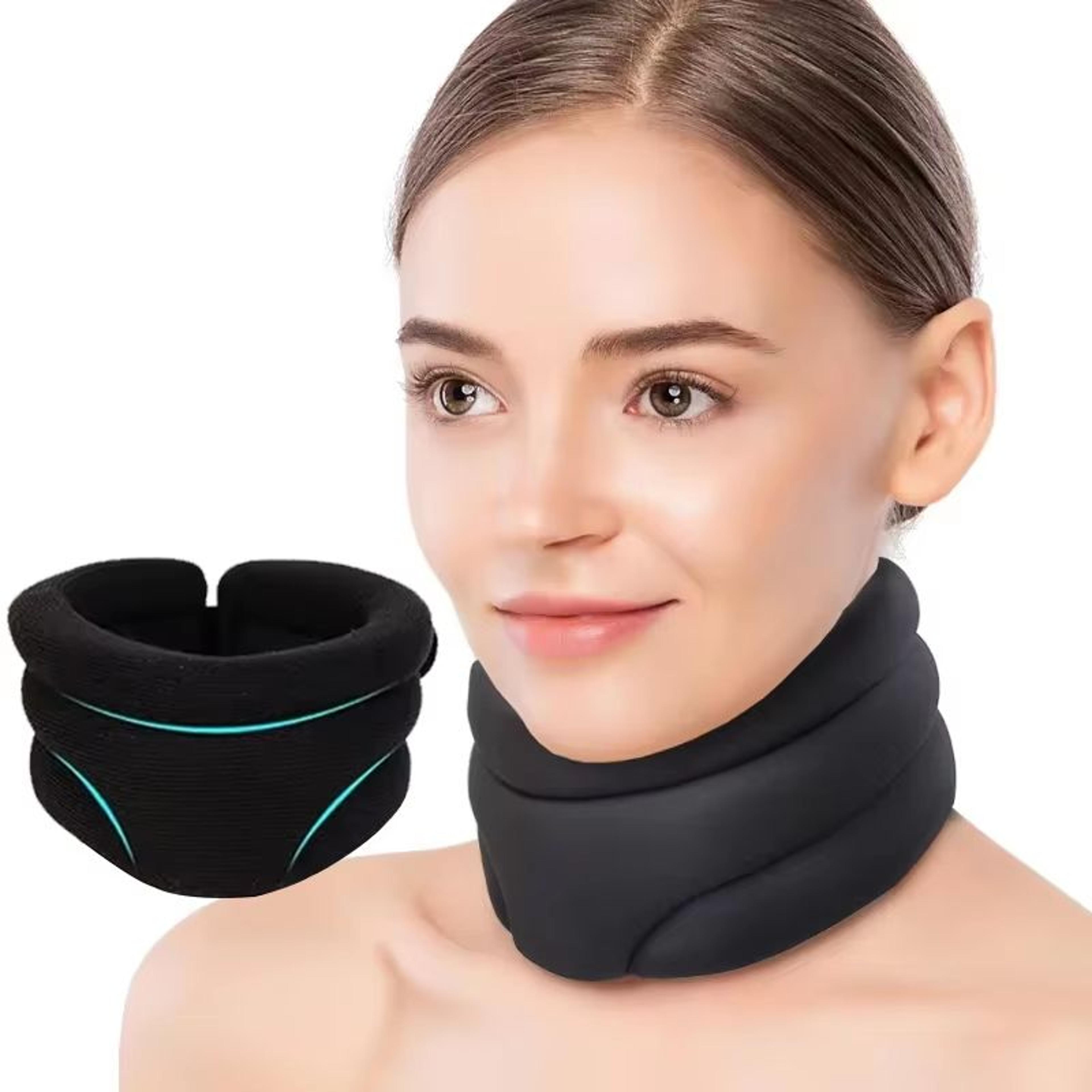 soft foam cervicorrect neck brace | sleeping cervical pressure relief brace for neck & spine protection