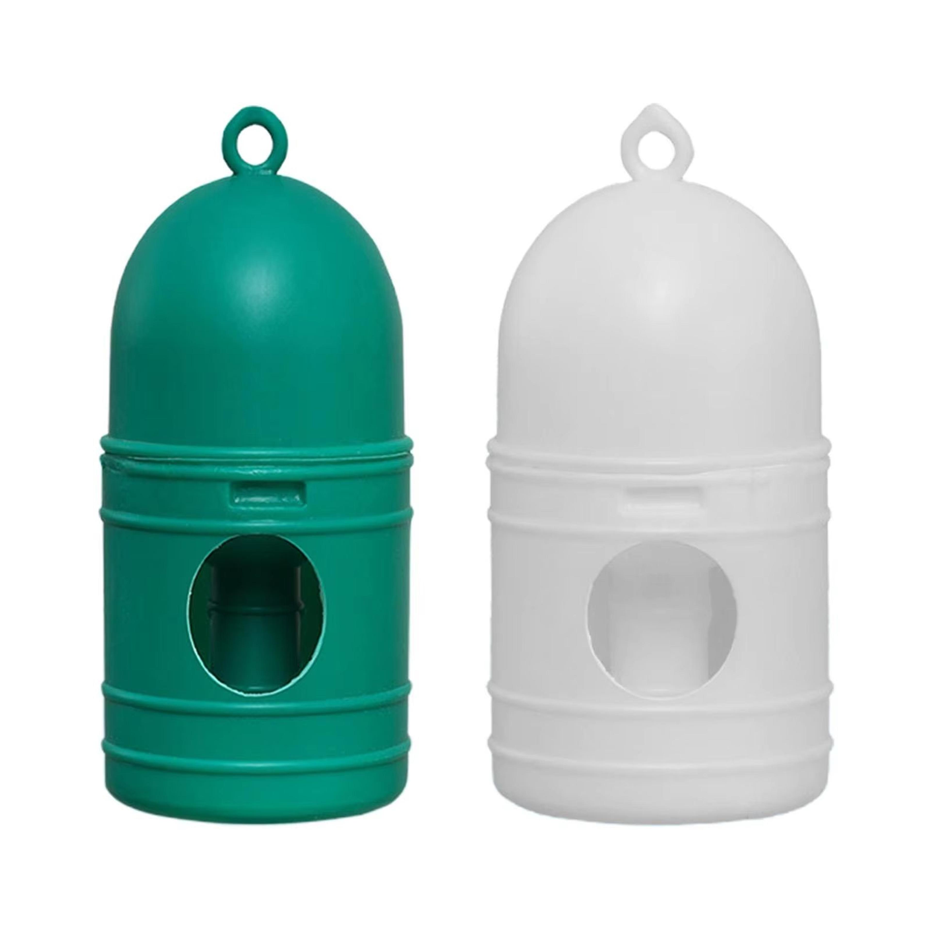 parrot pro water dispenser with handle - automatic drinker for parakeets, ducks, chicks & poultry