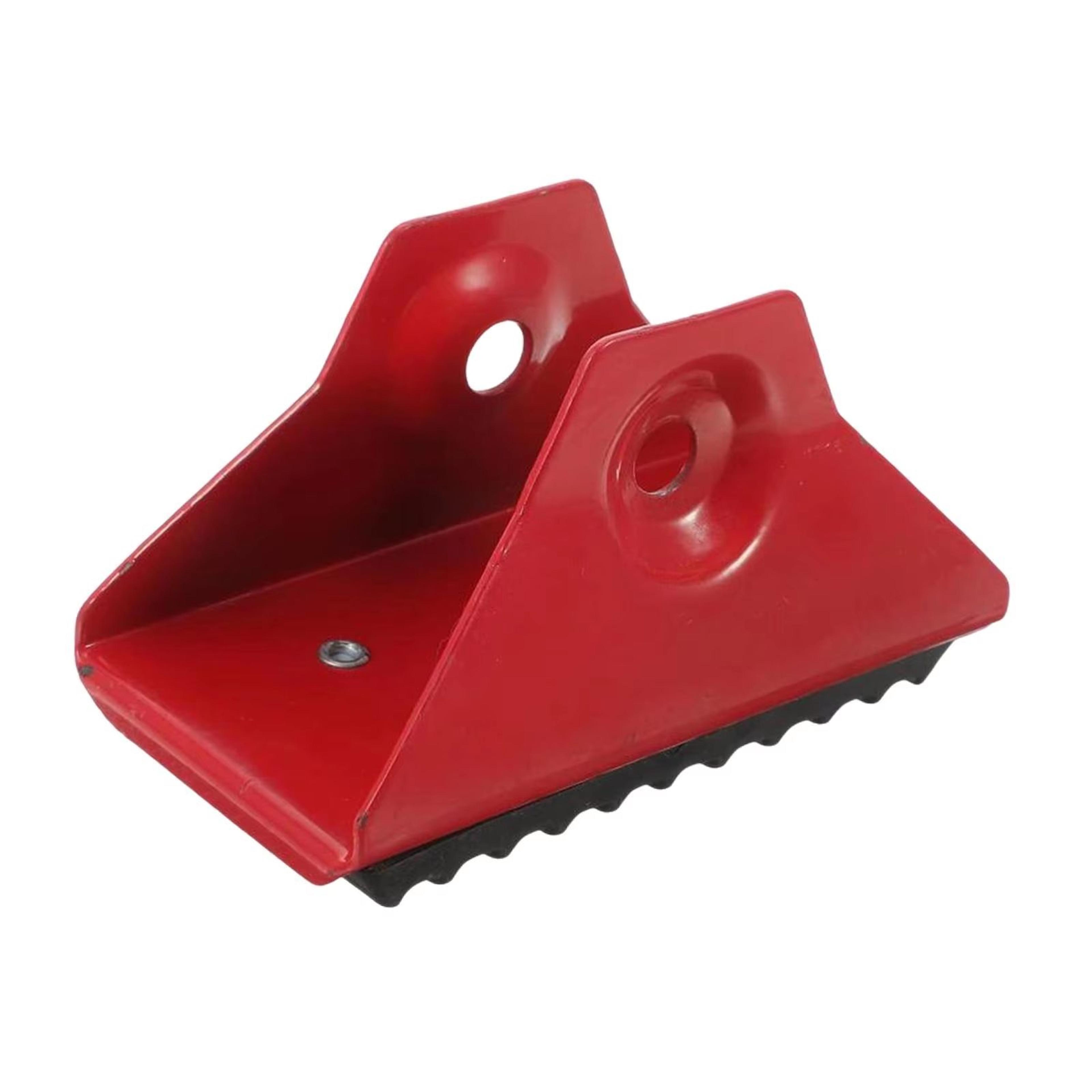 safestep durable replacement shoe kit – wear-resistant rubber feet & brackets for extension ladders