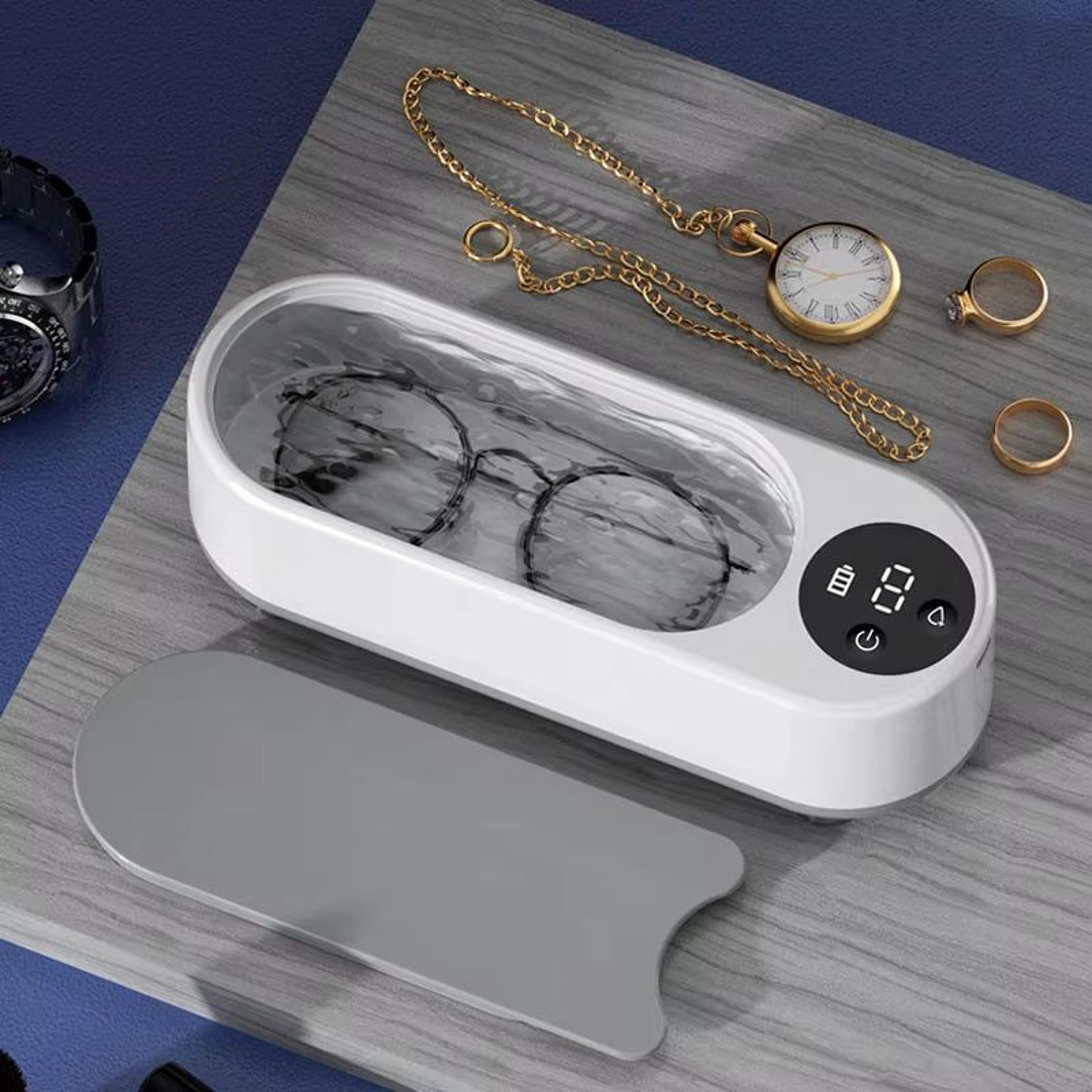 multifunctional ultrasonic cleaner machine – ideal for jewelry, glasses, watches & more