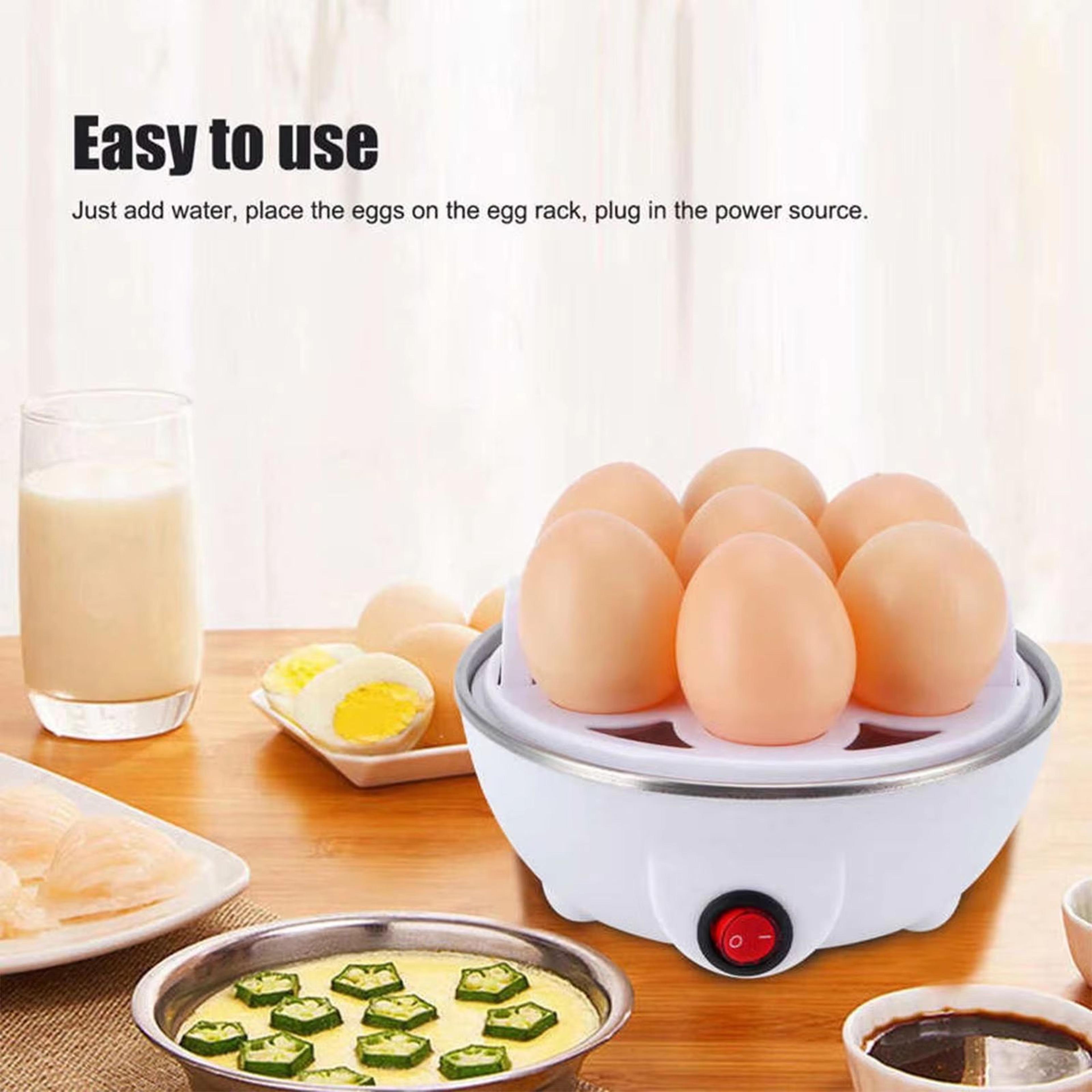 multifunction electric egg boiler & steamer – 7 egg capacity with auto-shut-off