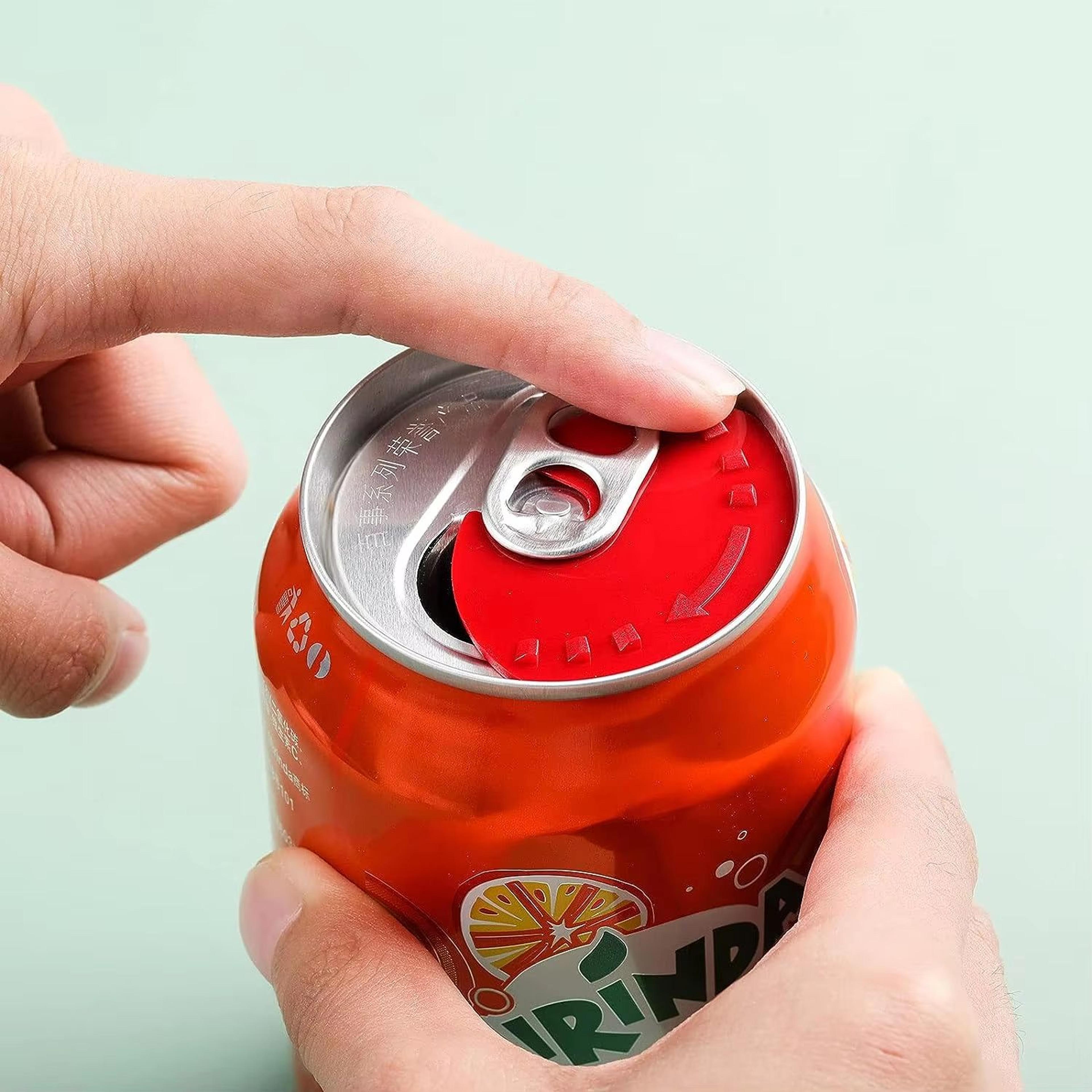 shieldlock can lid cover set – 5-pack beverage soda can cap & protector lids
