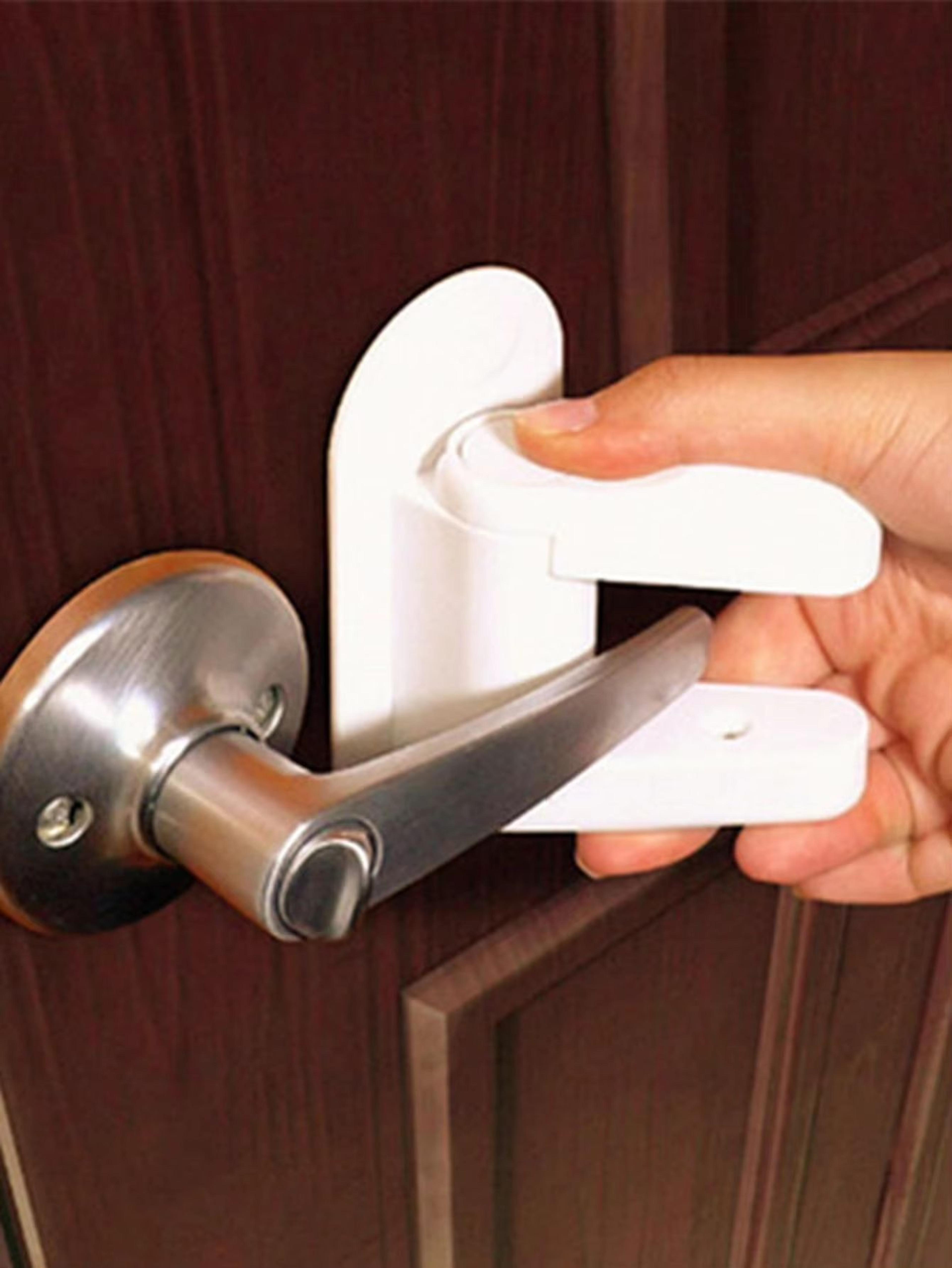 safegrip child door handle lock – punch-free baby proofing safety latch