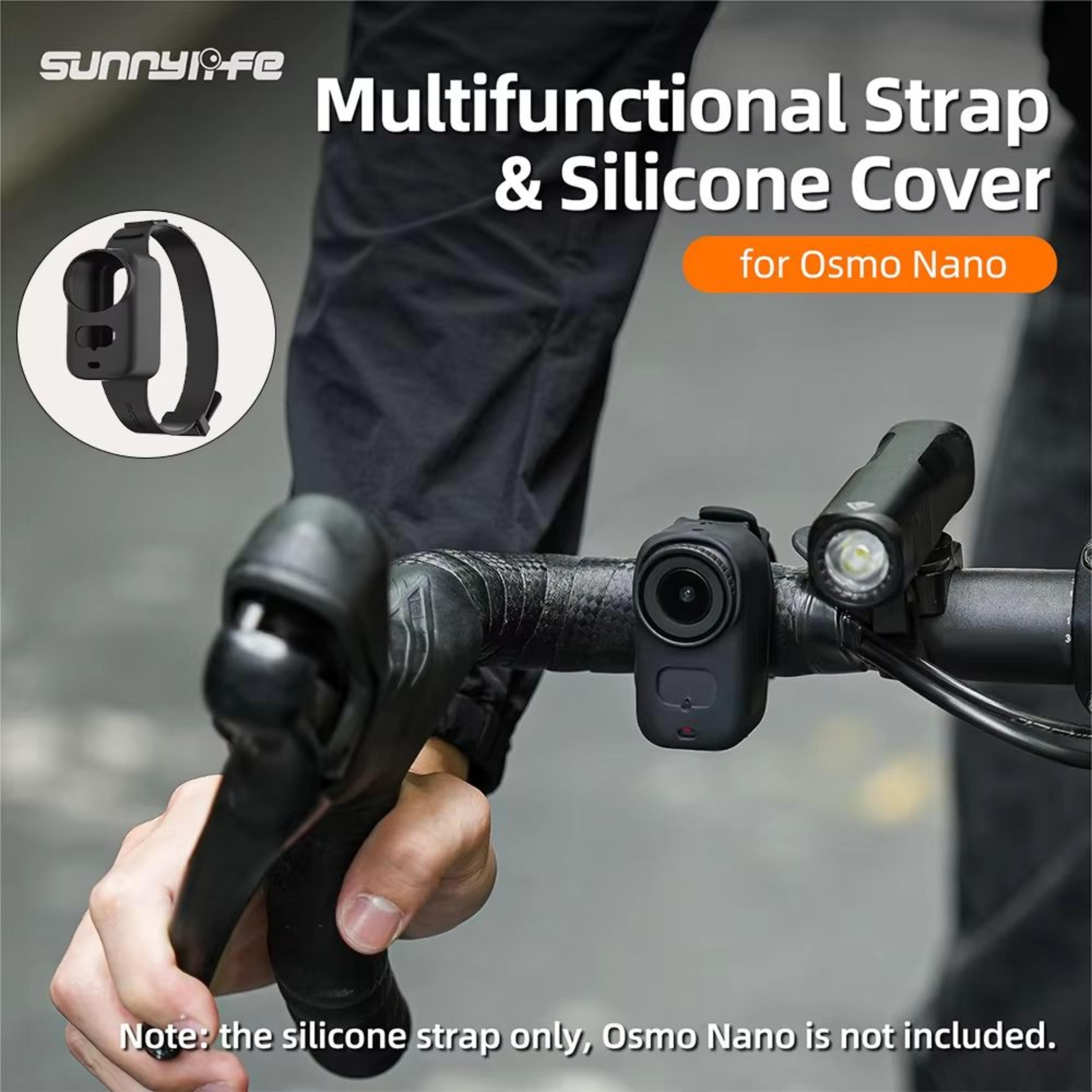 silicone wrist band mount for dji osmo nano sports camera
