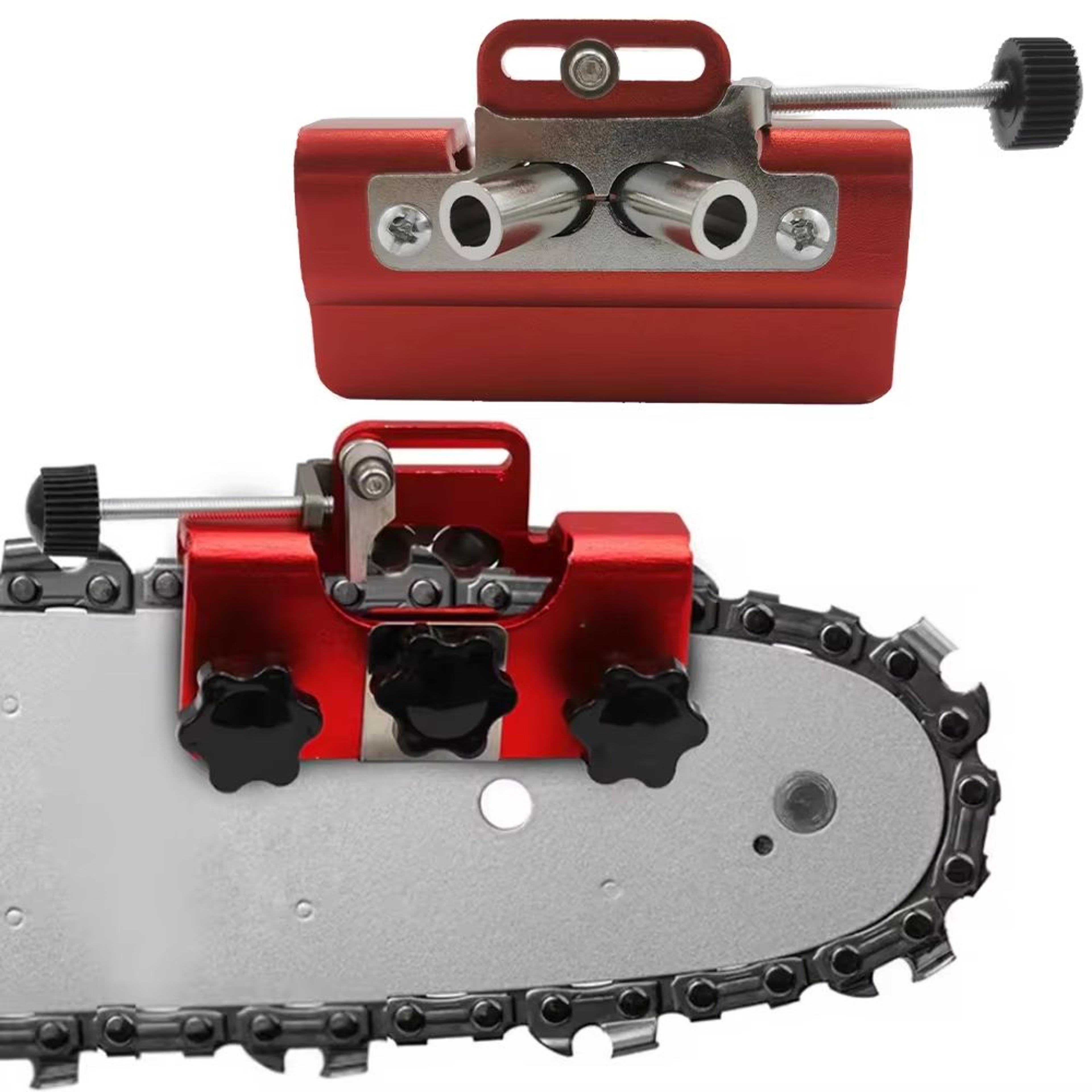 portable chainsaw chain sharpener kit with electric grinder