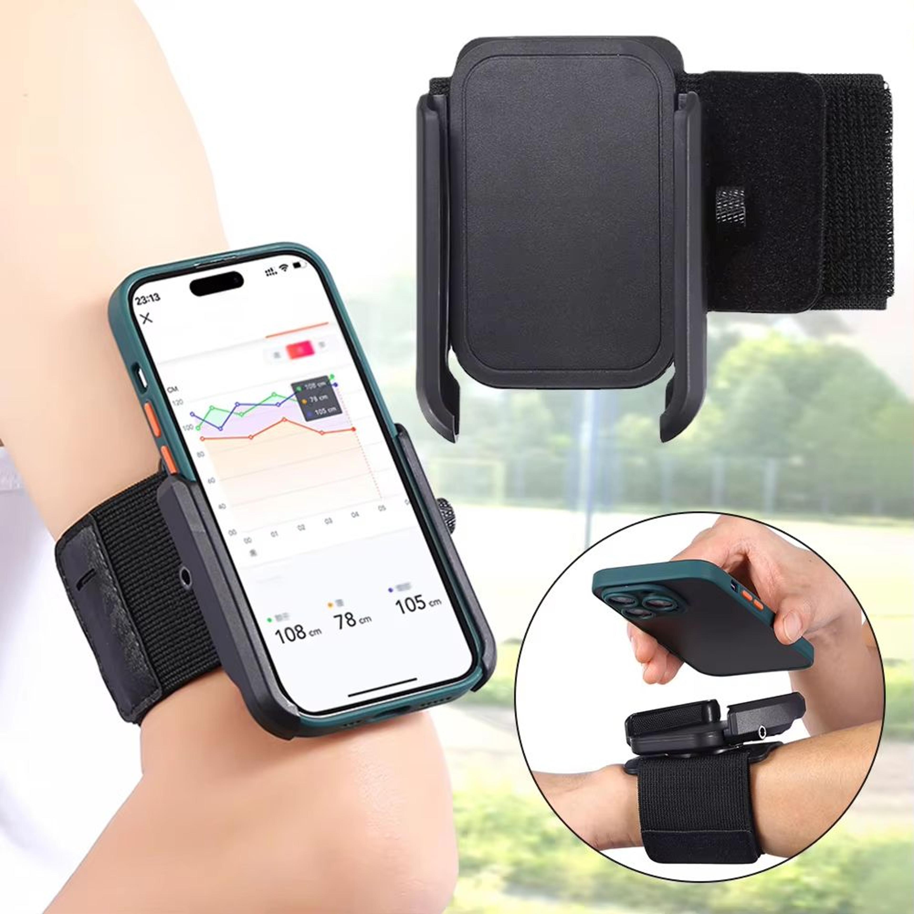 rotatable wristband phone holder universal sports armband for smartphone