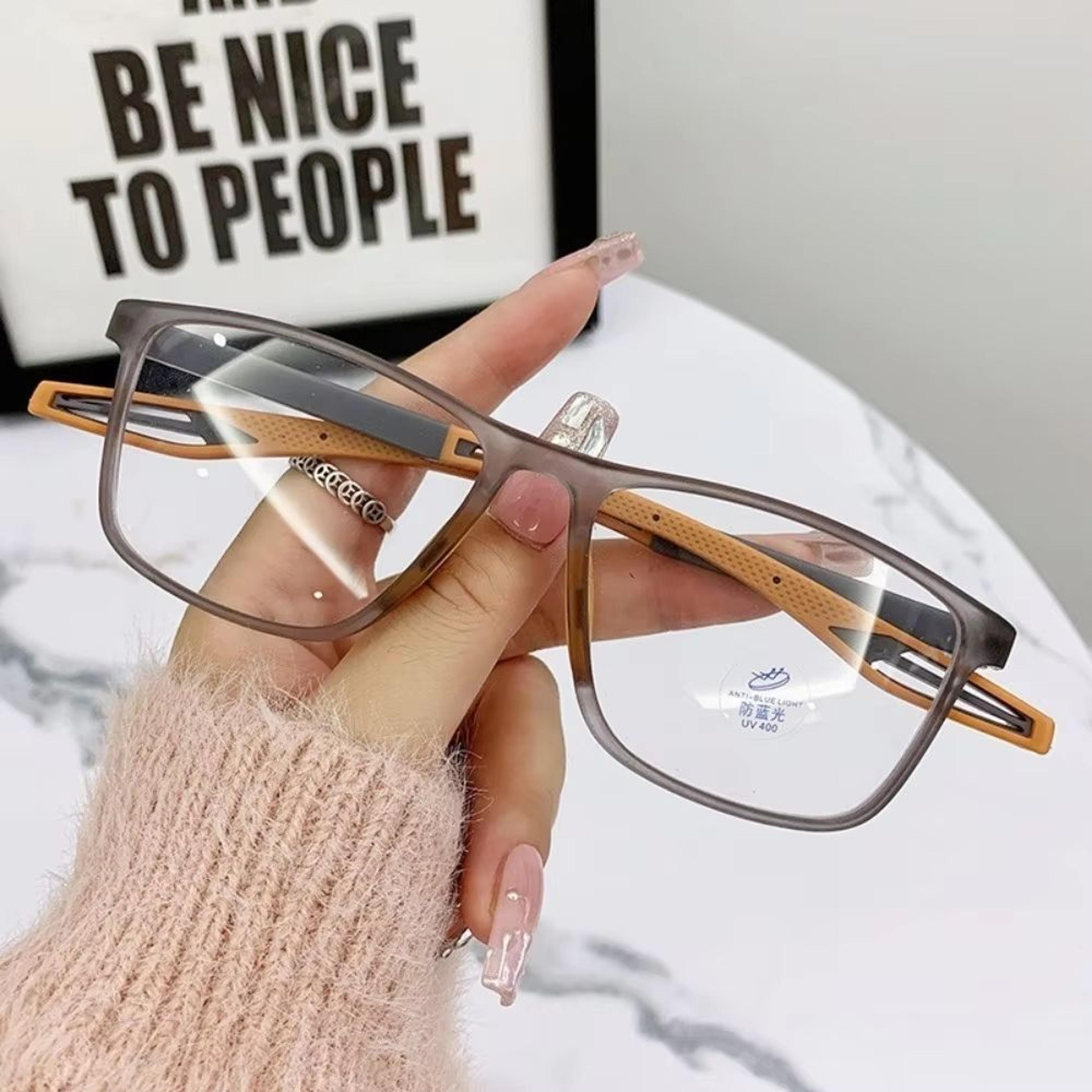 flexread tr90 sport reading glasses – anti-blue light presbyopia frames +100 to +400