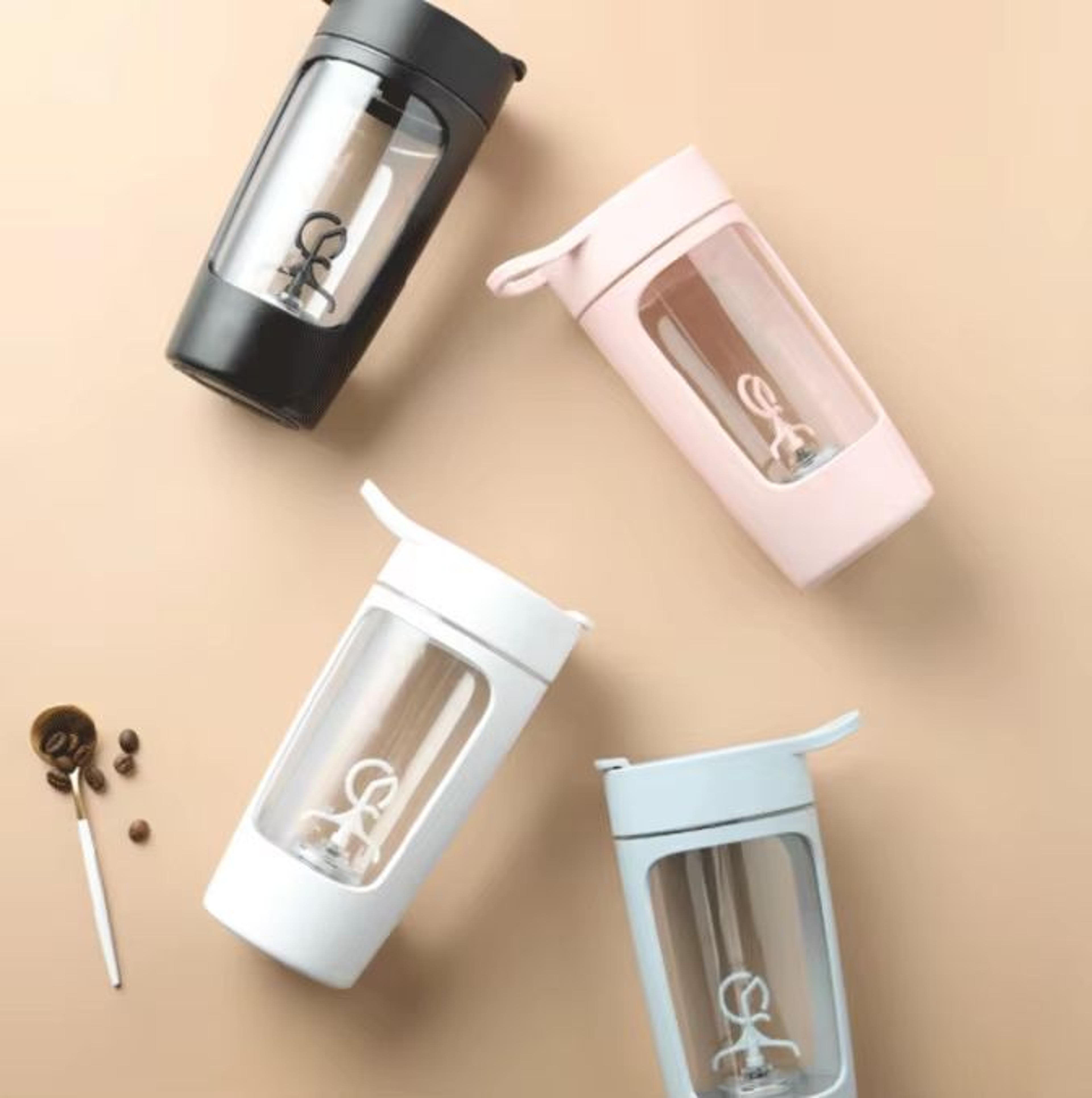 powermix 22-oz automatic electric shaker bottle – usb rechargeable sports tumbler