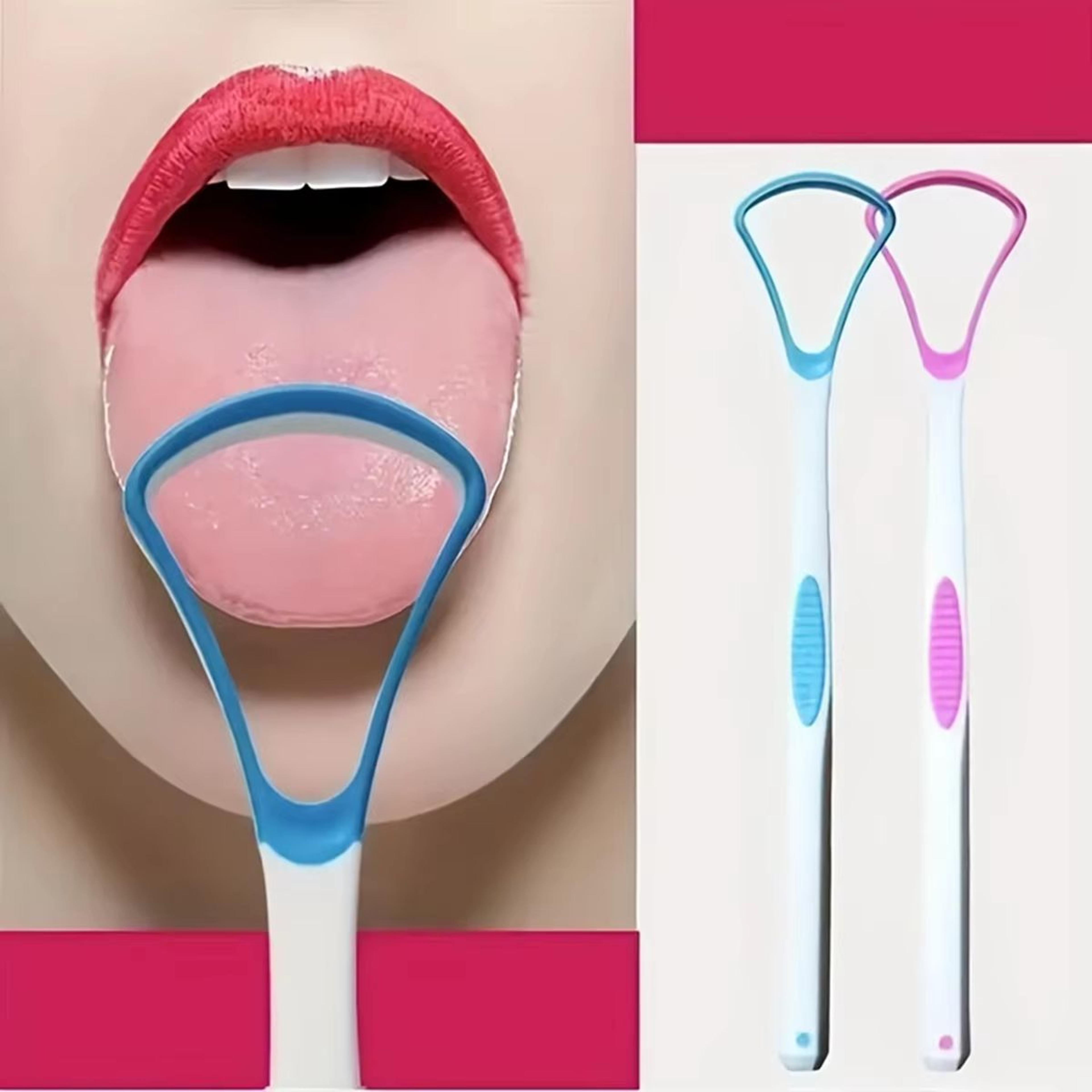freshglide silicone tongue scraper set – 1/3/5-piece oral cleaner for fresh breath & hygiene