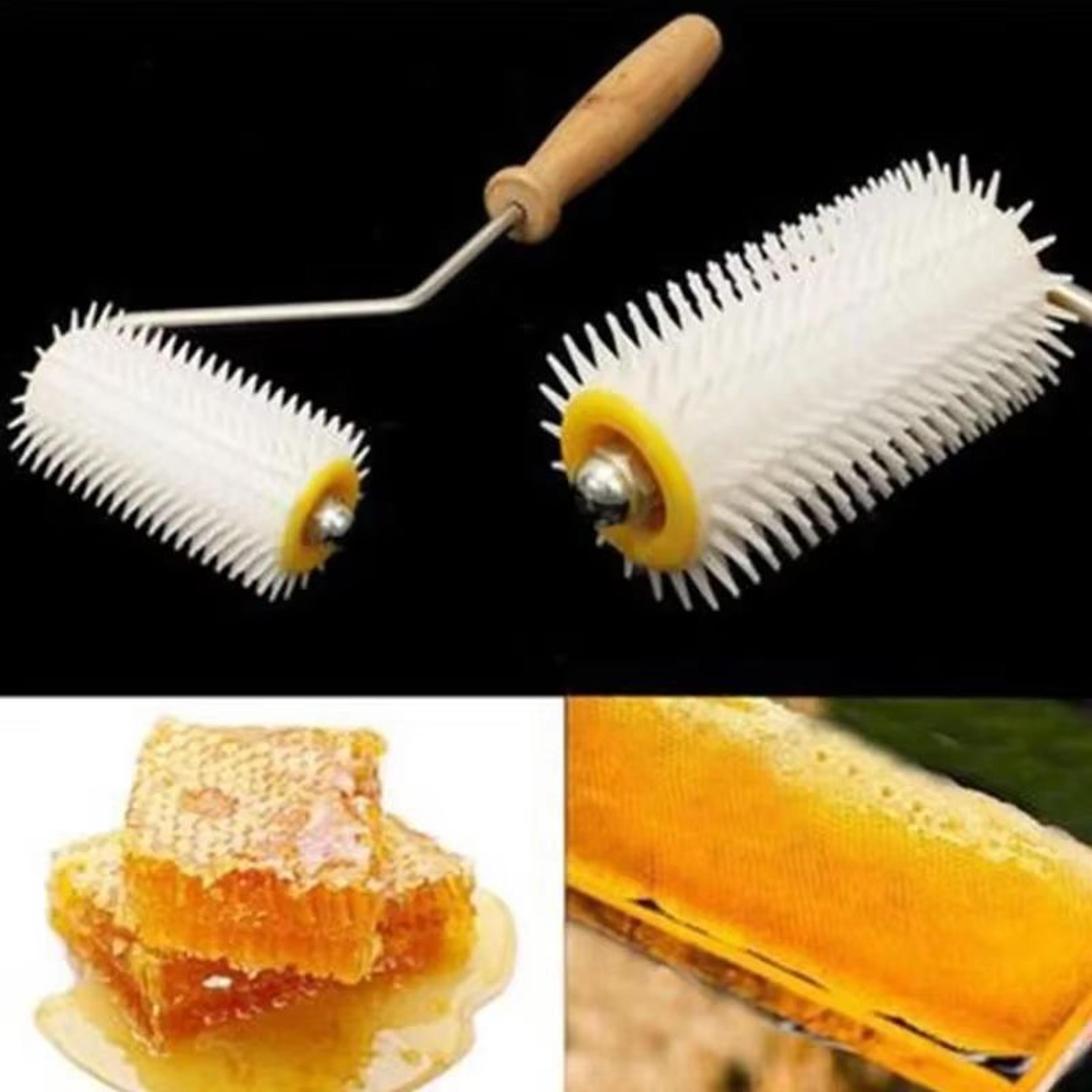 bee honey uncapping needle roller beekeeping tool