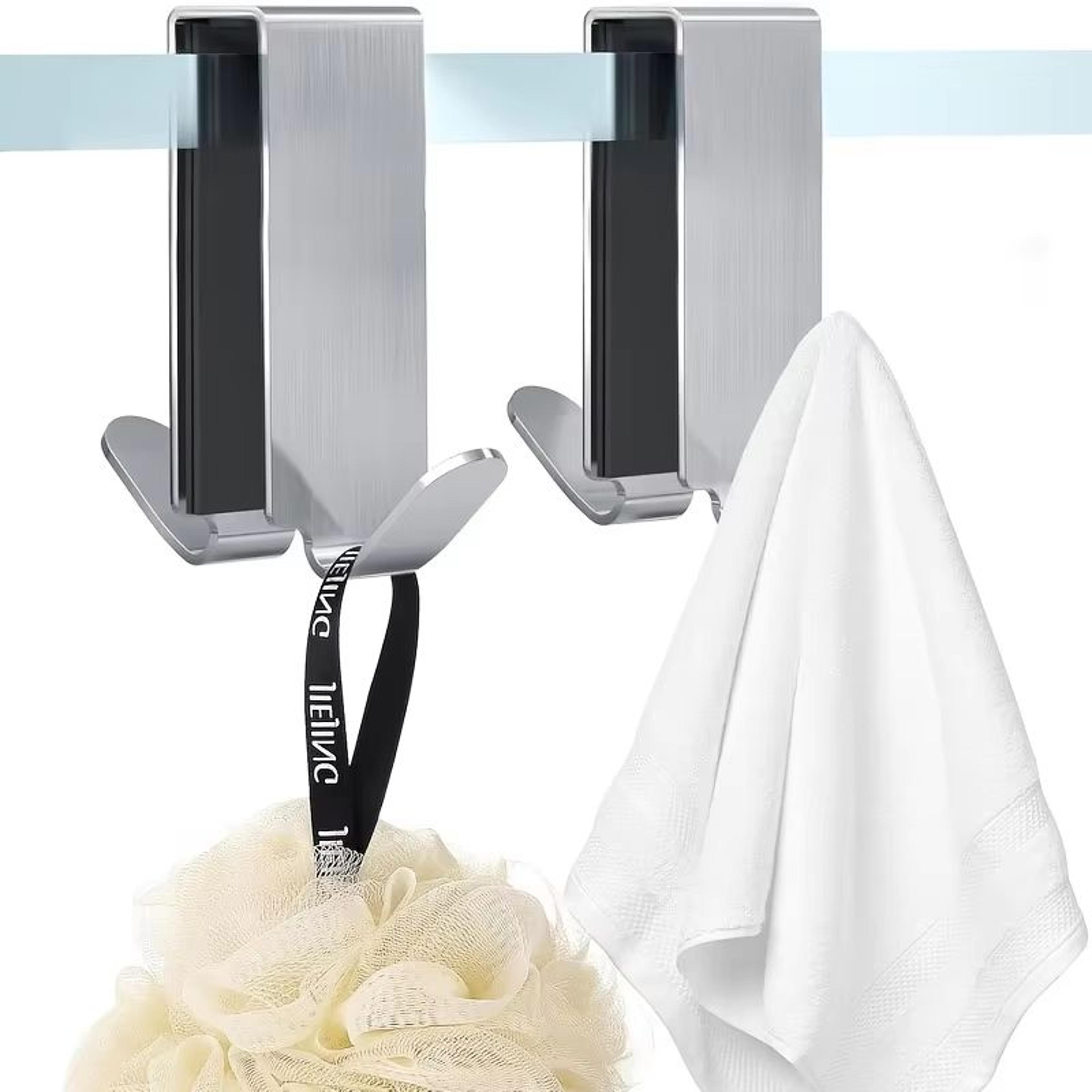 shower door hooks easy install door mount hangers