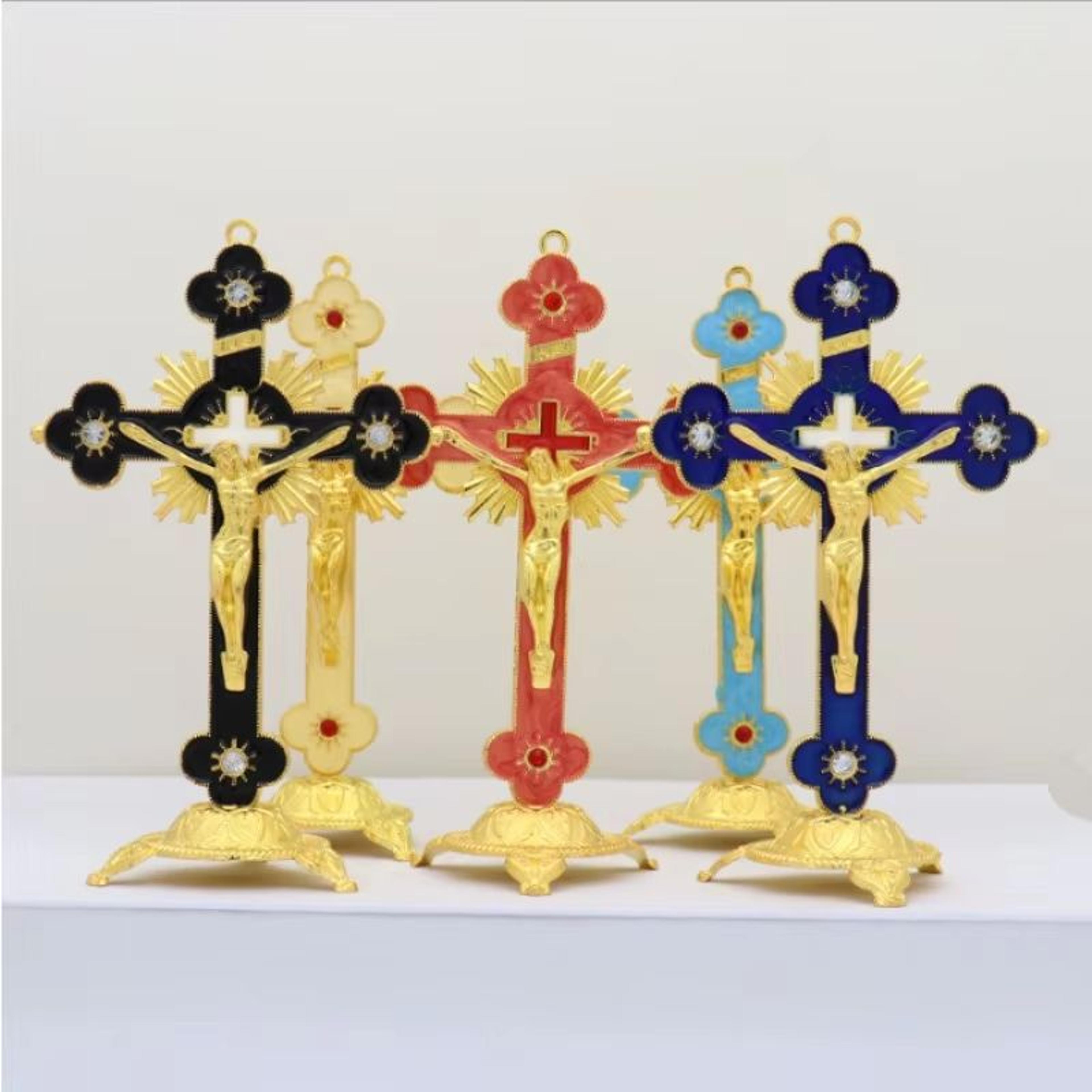 large resin crucifix statue of jesus christ home & car decoration