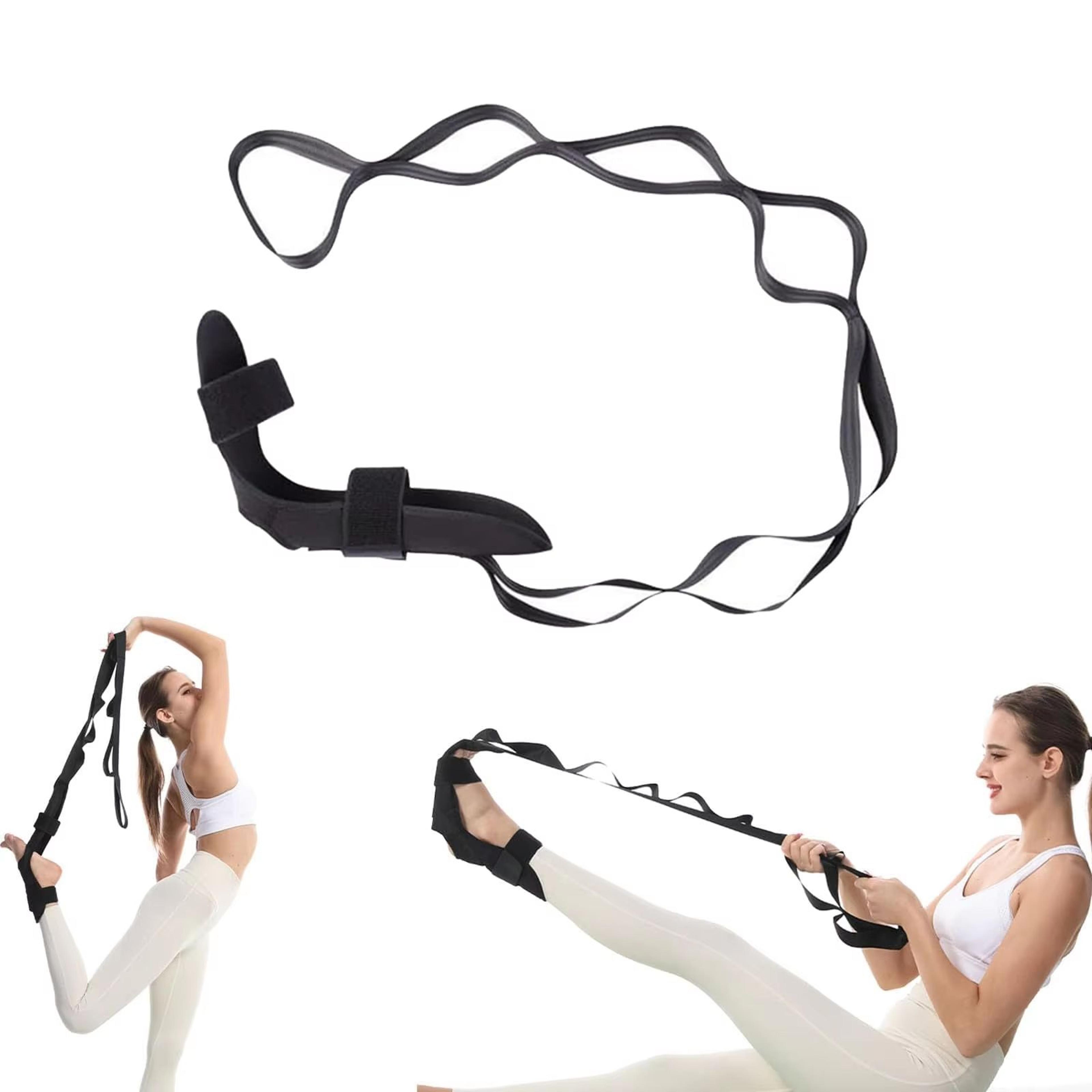 full-body leg & foot stretcher strap for plantar fasciitis & calf relief