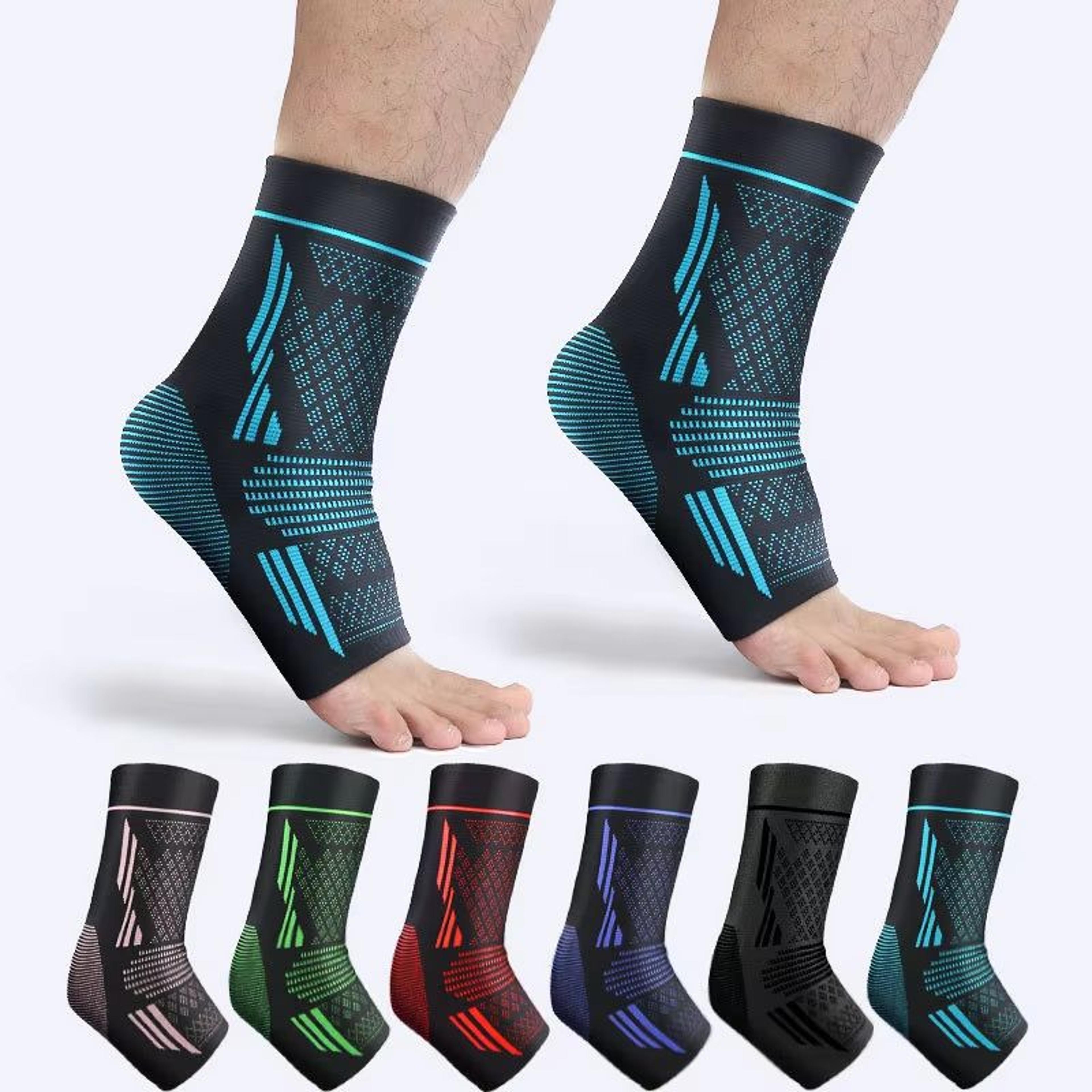 high-elastic knitted ankle protector sleeve for sports & anti-sprain support