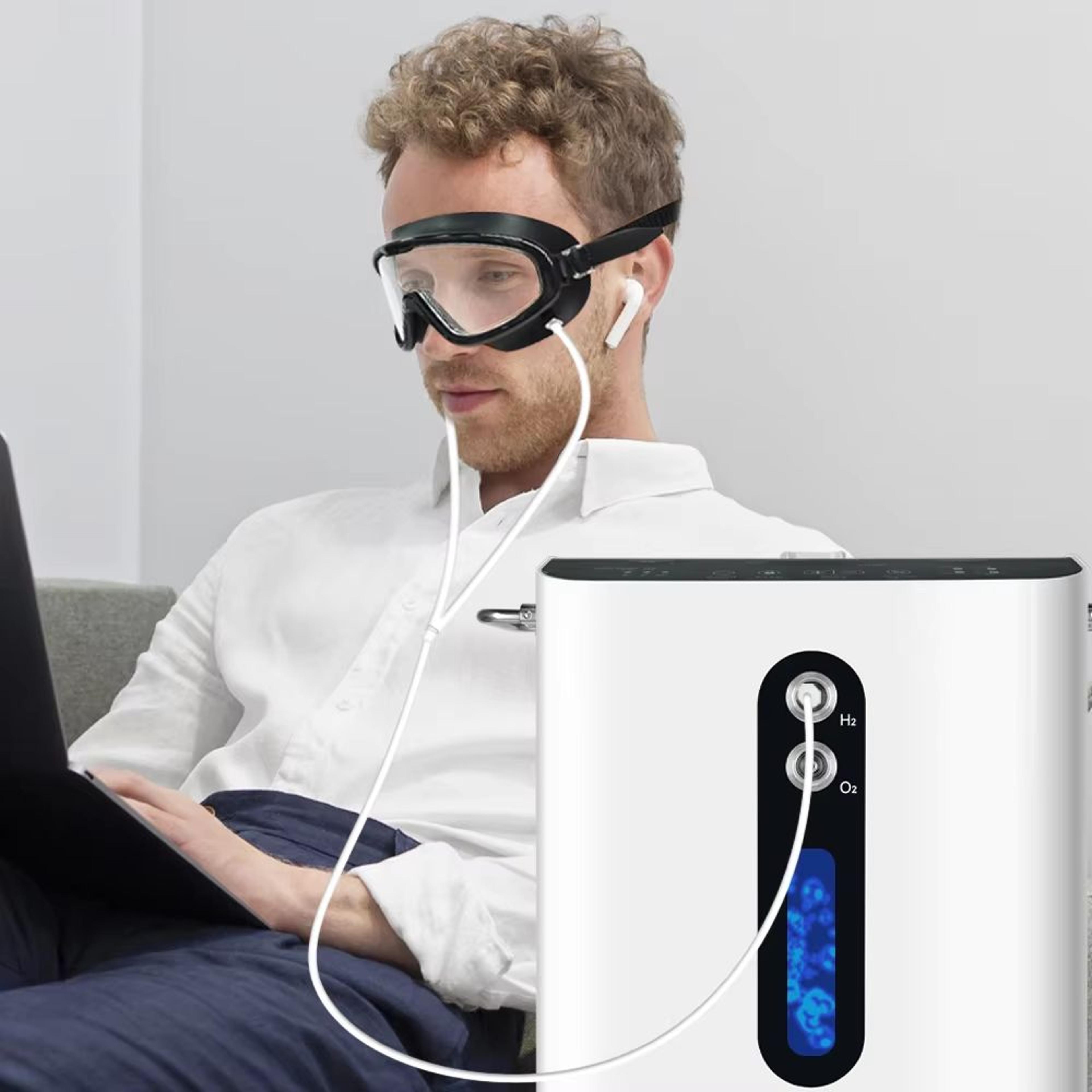 hydrogen eye care goggles – premium h2 suction eye mask accessory