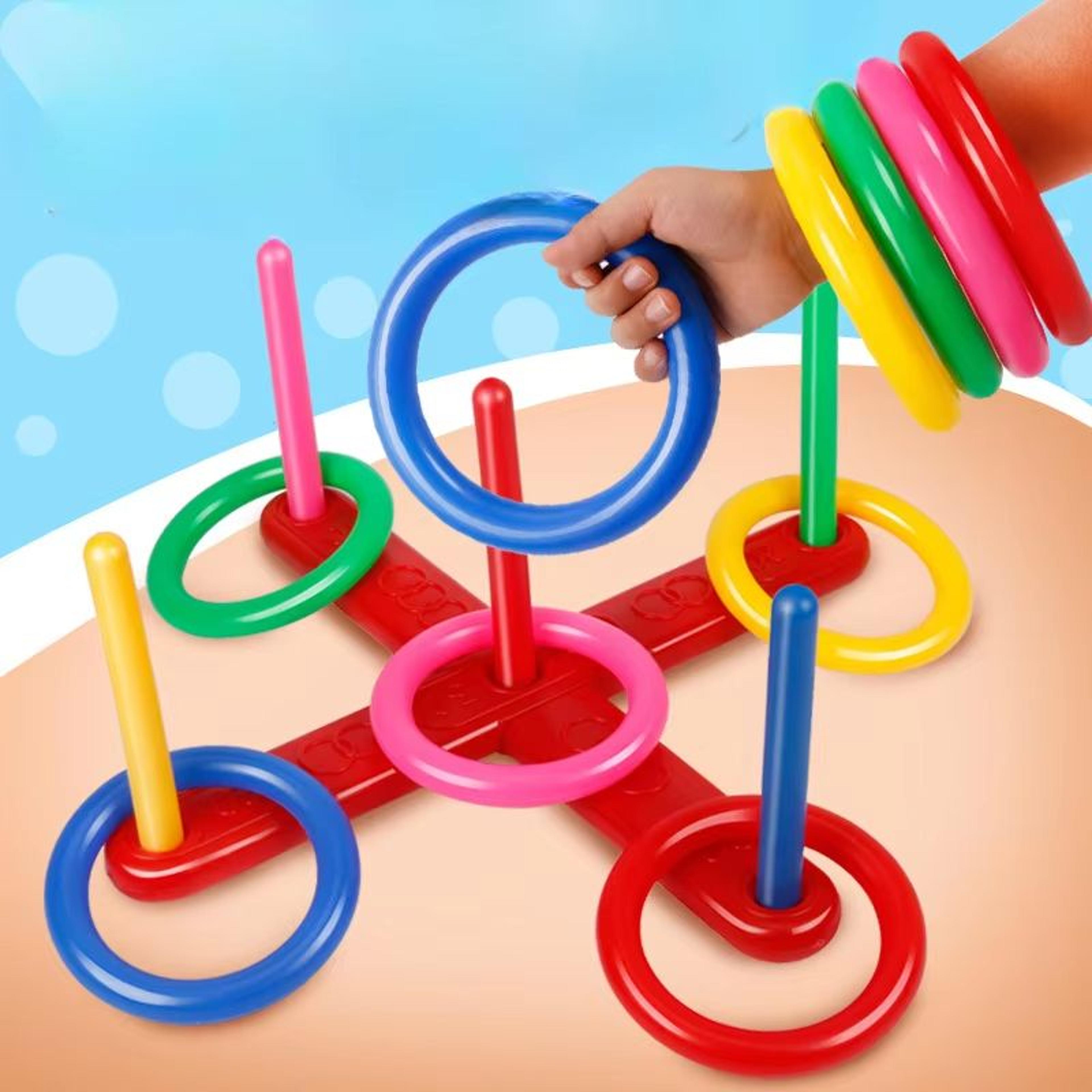 ringtoss master interactive throwing ring game set