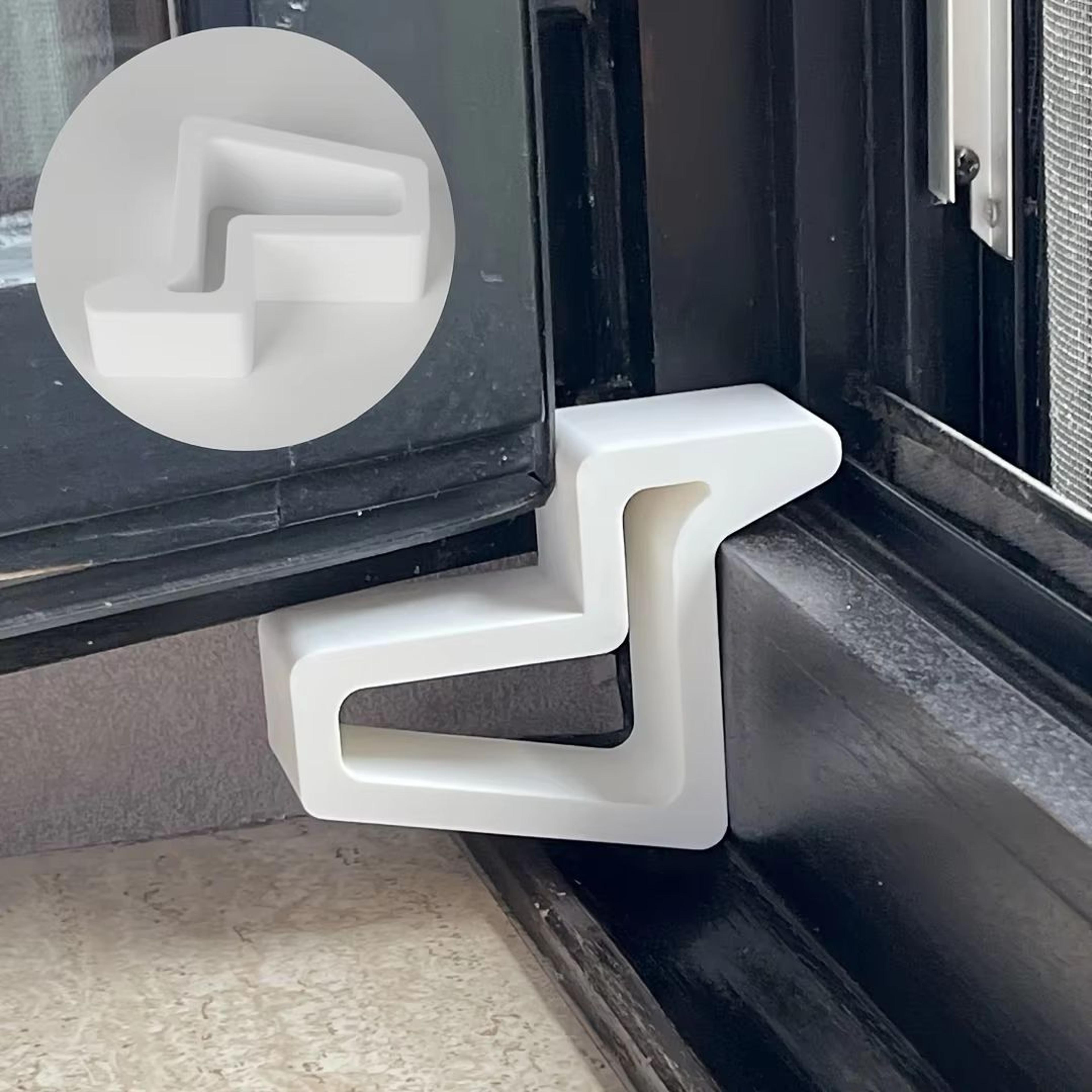 securehold heavy-duty wedge door stopper with non-slip base