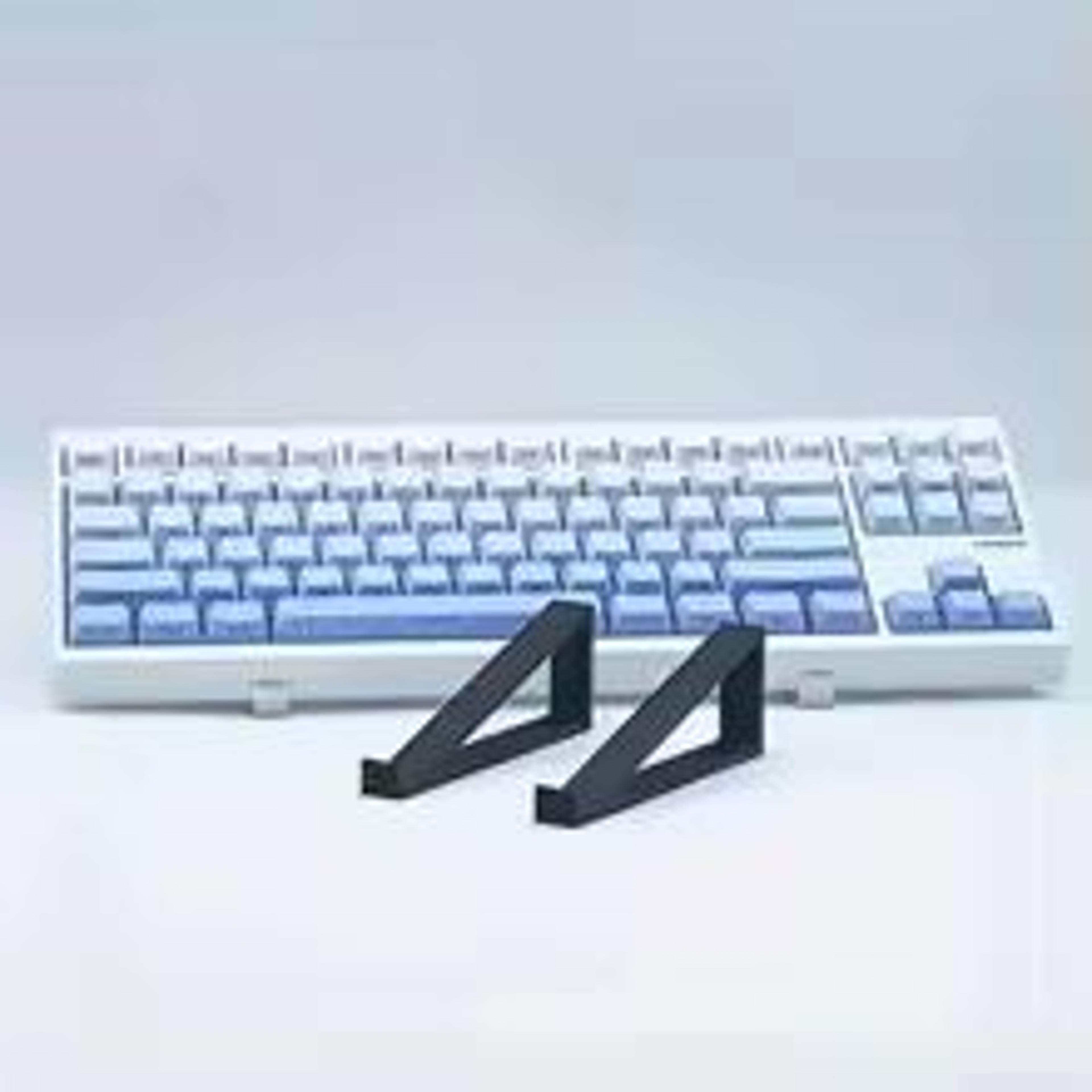 adjustable ergonomic keyboard riser stands (pair)