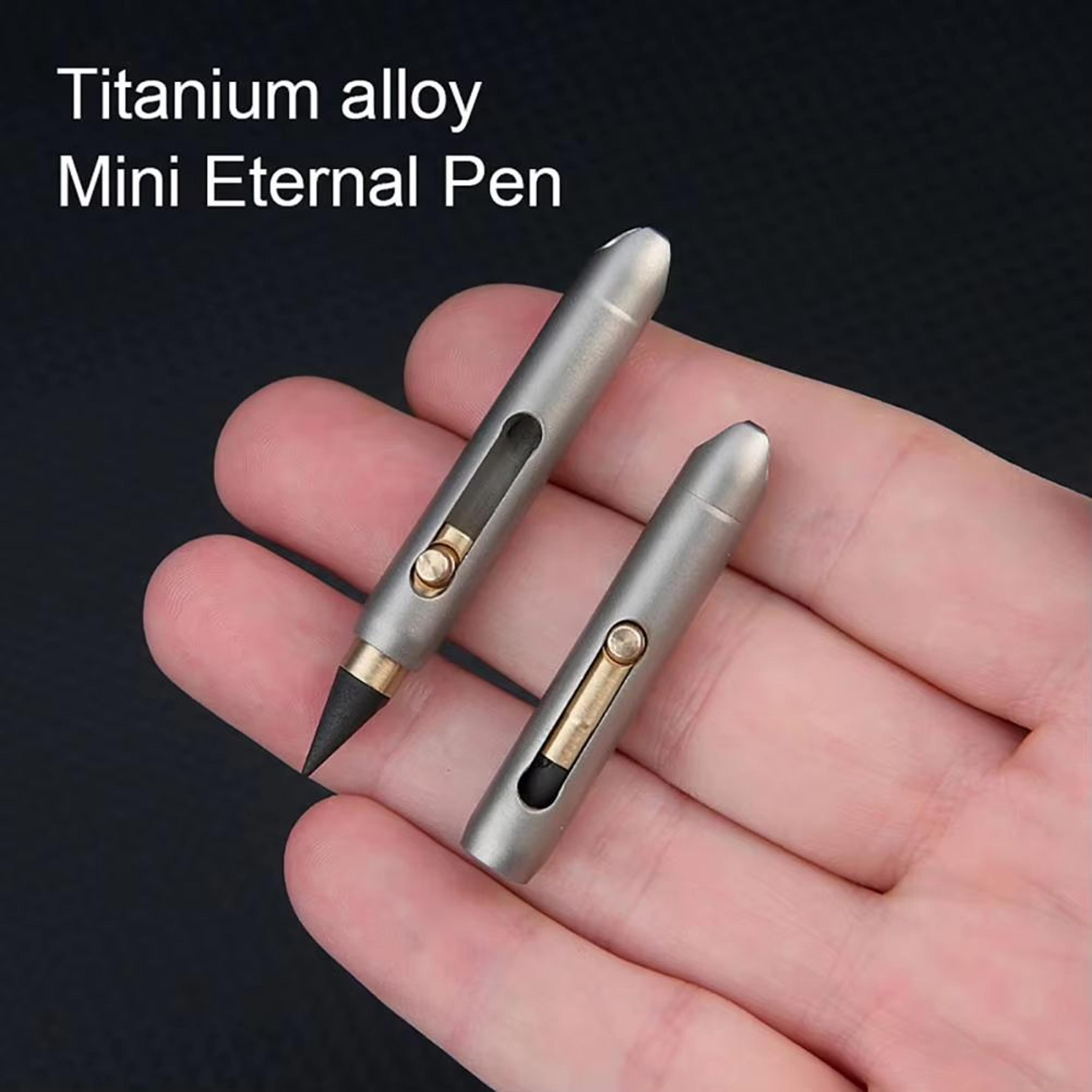 eternal mini titanium pen and pencil edc writing tool