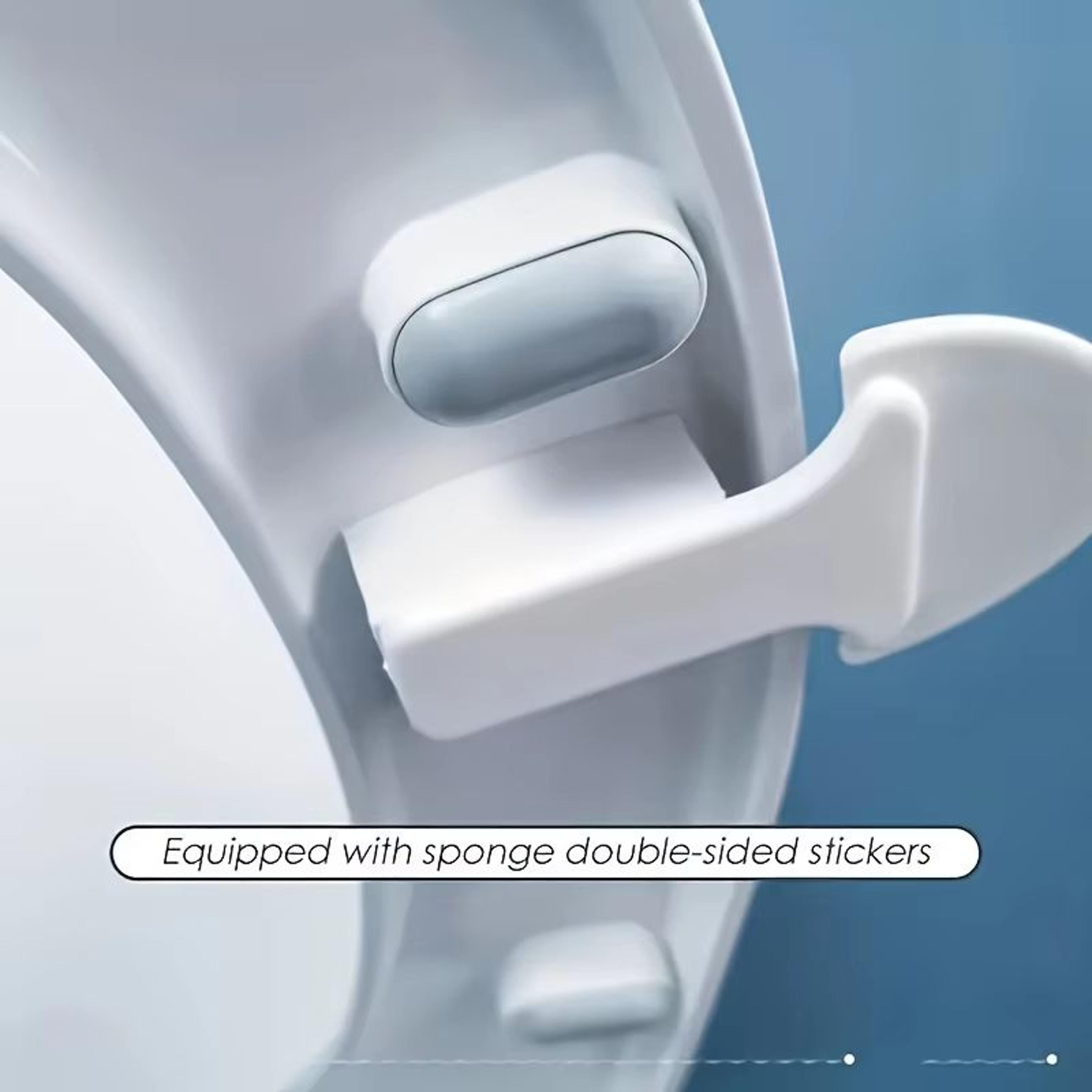 hands-free toilet seat handle hygienic bathroom lifting accessory