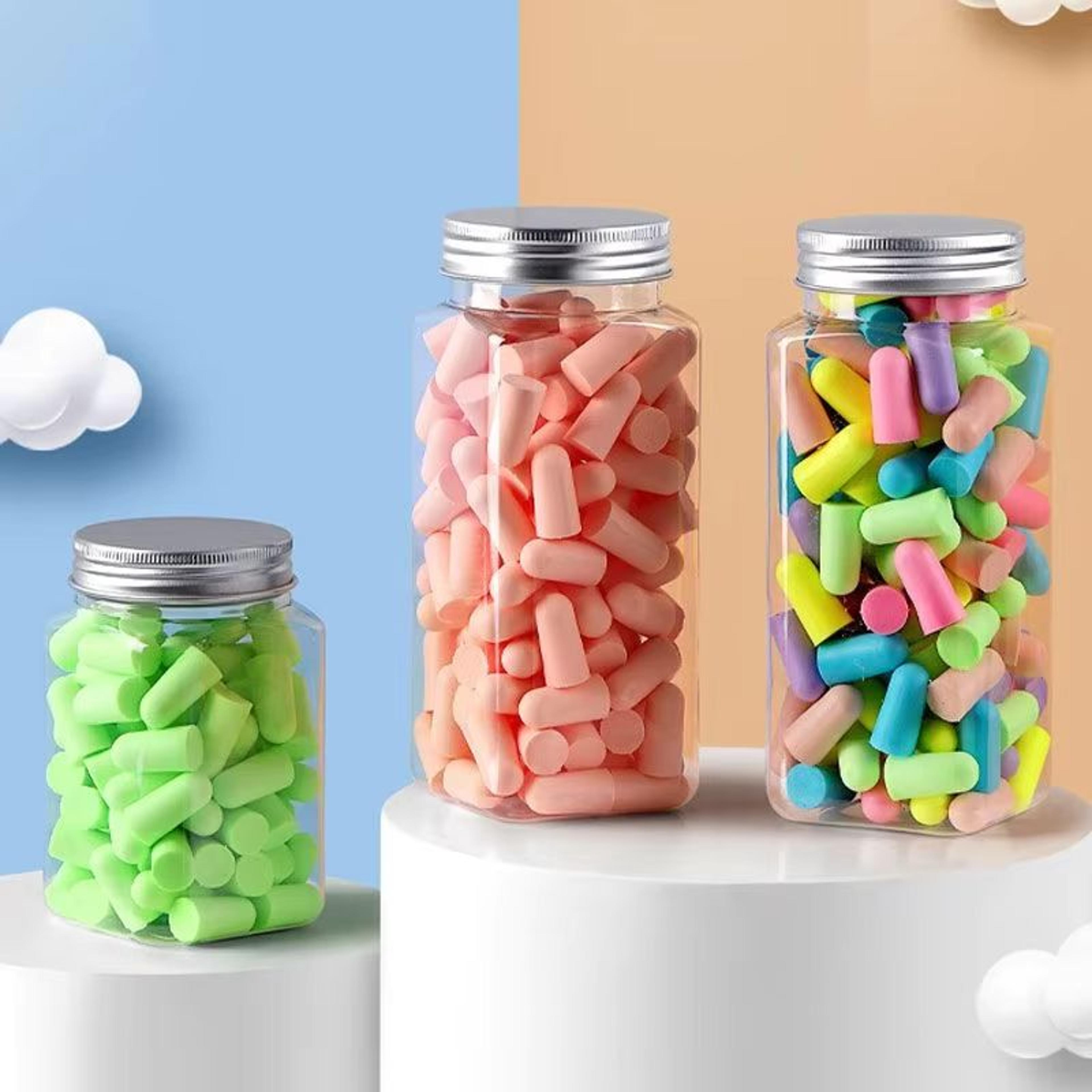 bullet type foam earplugs set 24 60 120 pcs soft noise reduction sleeping ear plugs