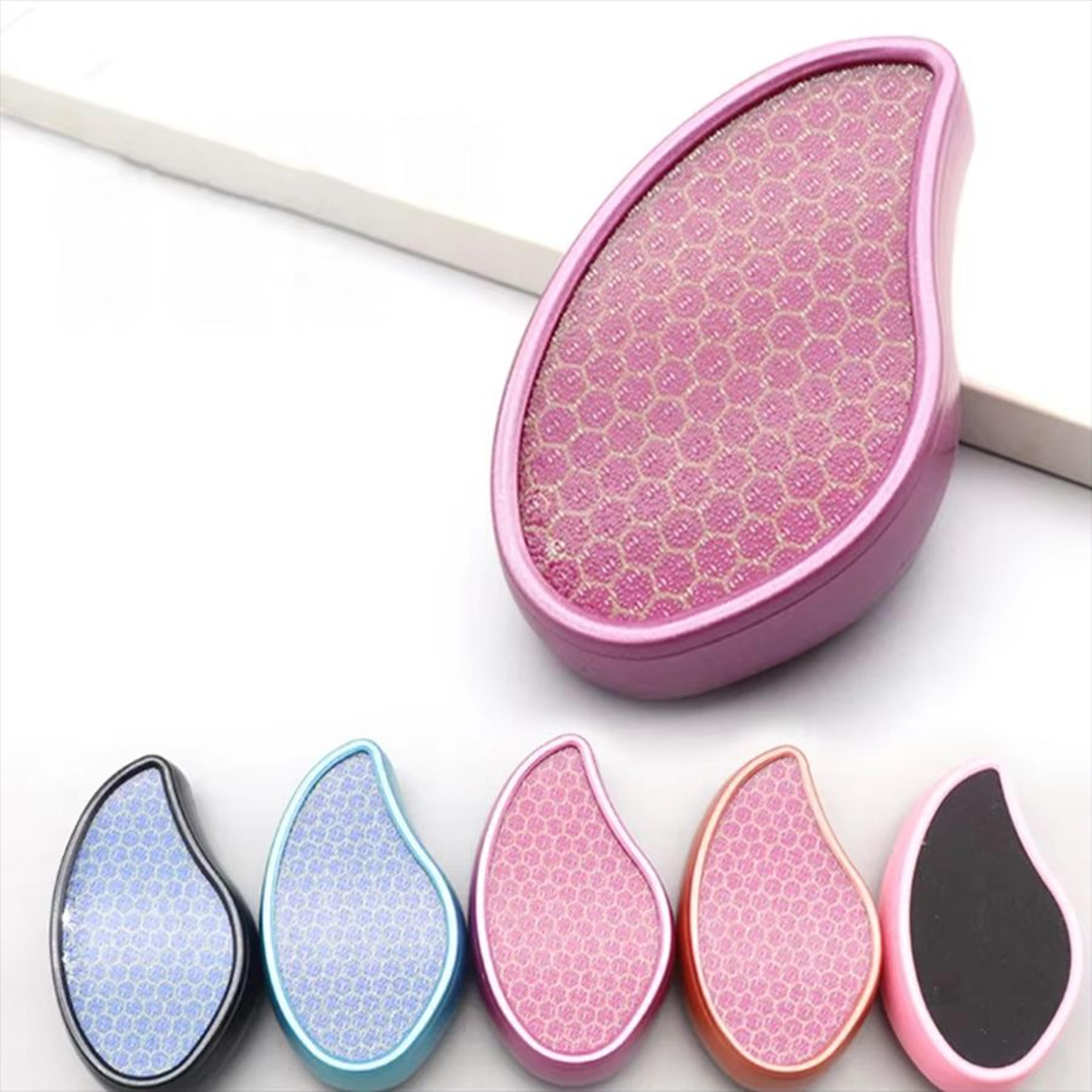 nano glass foot file callus remover – gentle dead skin exfoliator for smooth heels