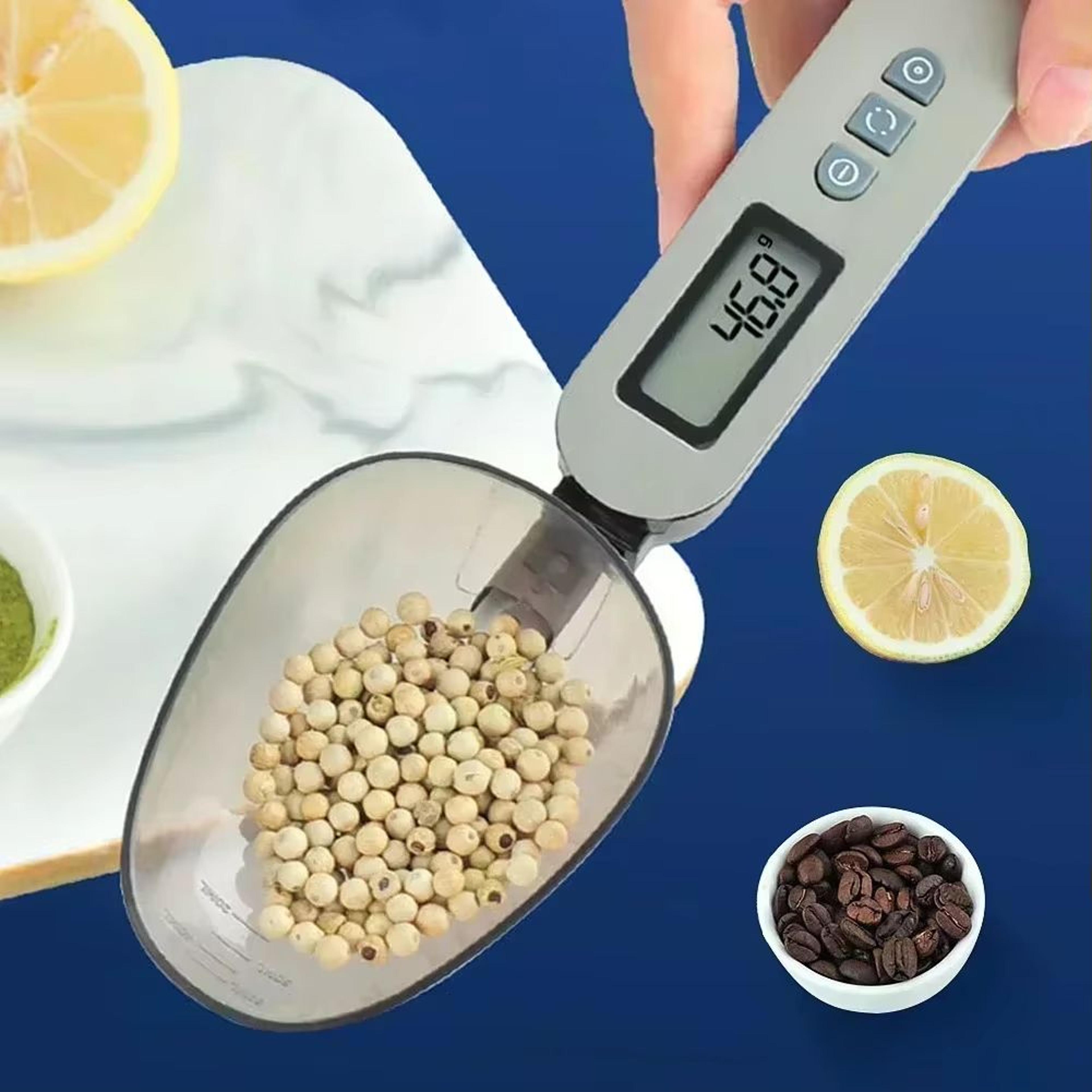 digital measuring scale and spoon set – electronic weight tool for kitchen, milk dosing, and more