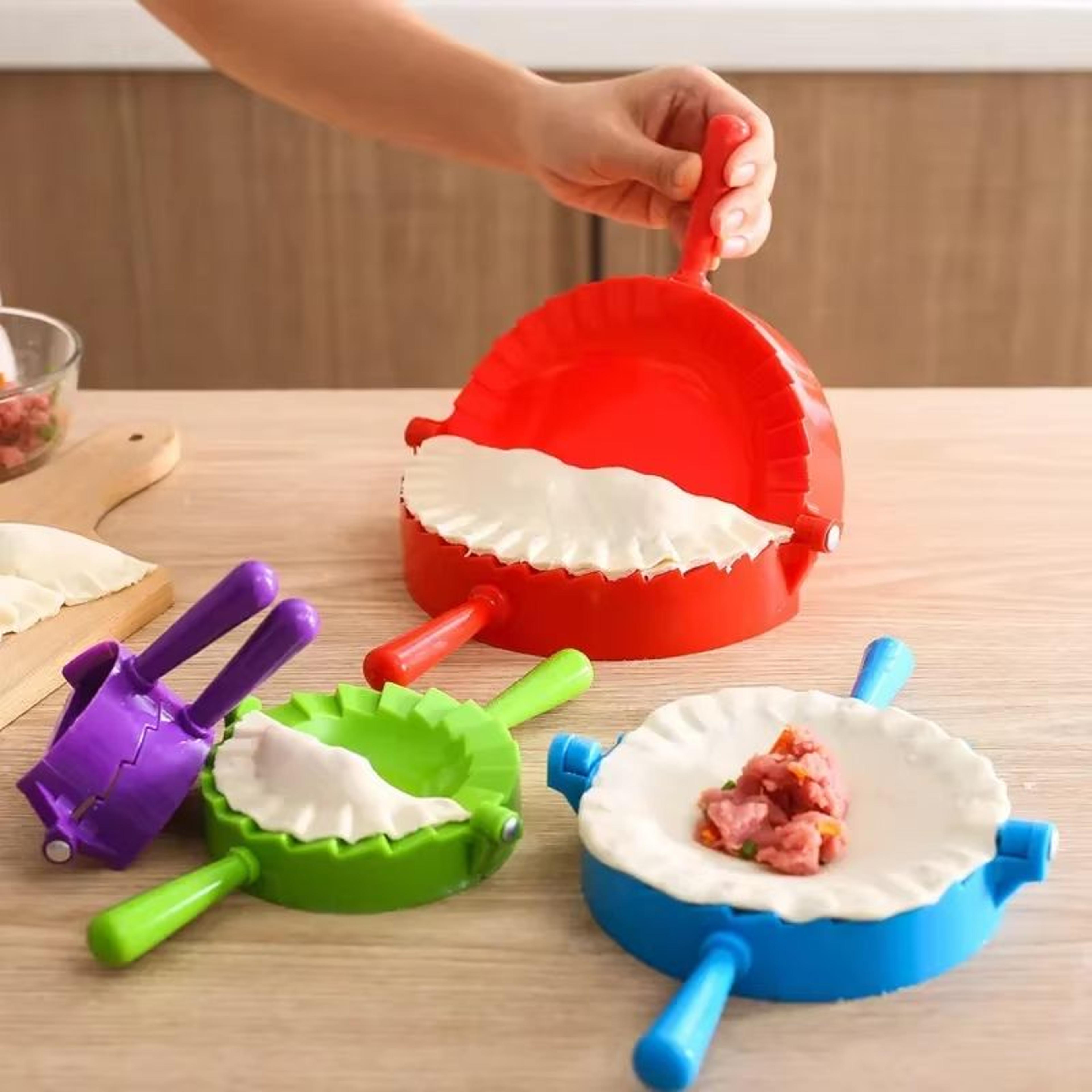 plastic dumpling pastry molds clip set – useful kitchen gadgets for making dumplings and pastry