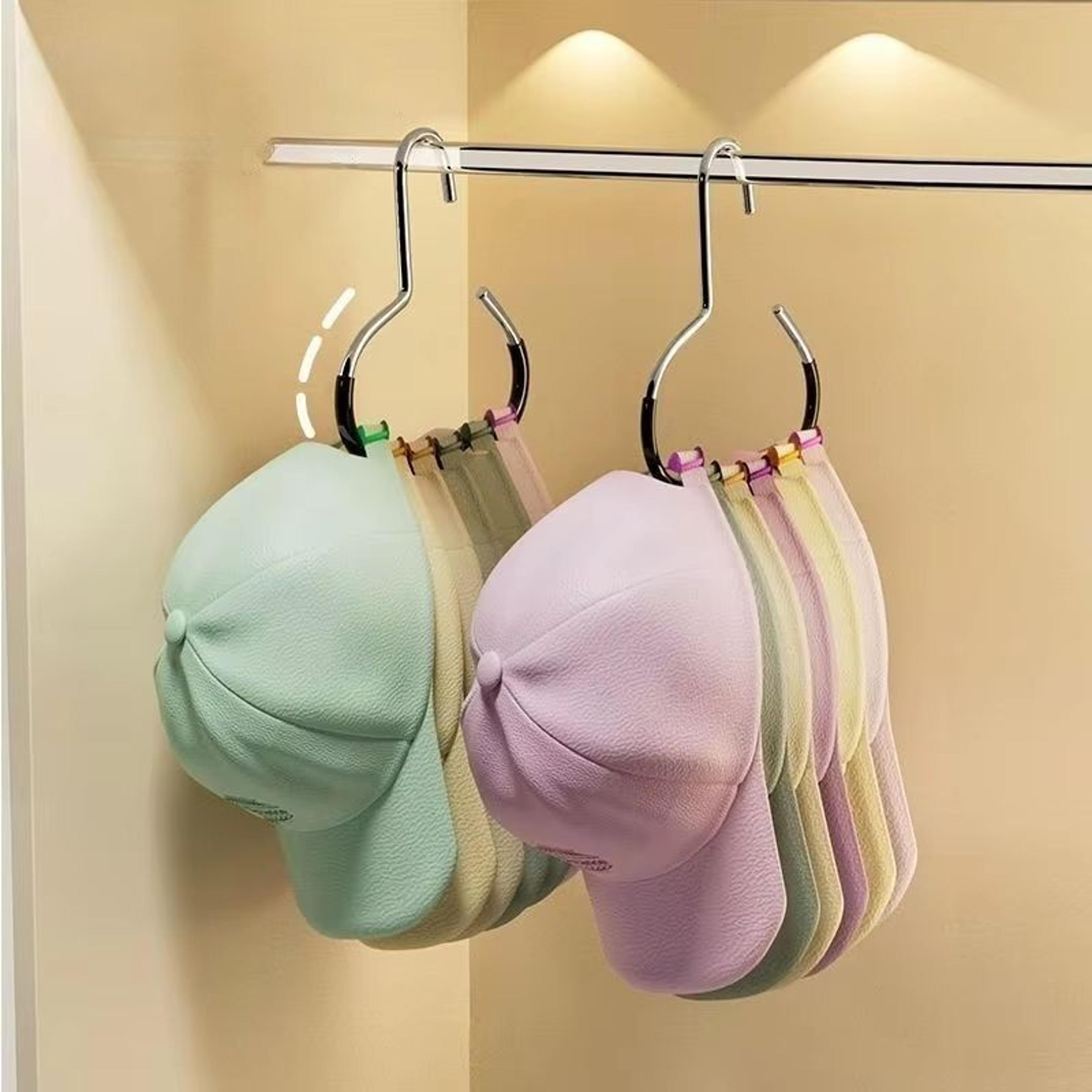 circle ring hat and scarf hanger – non slip closet hook organizer