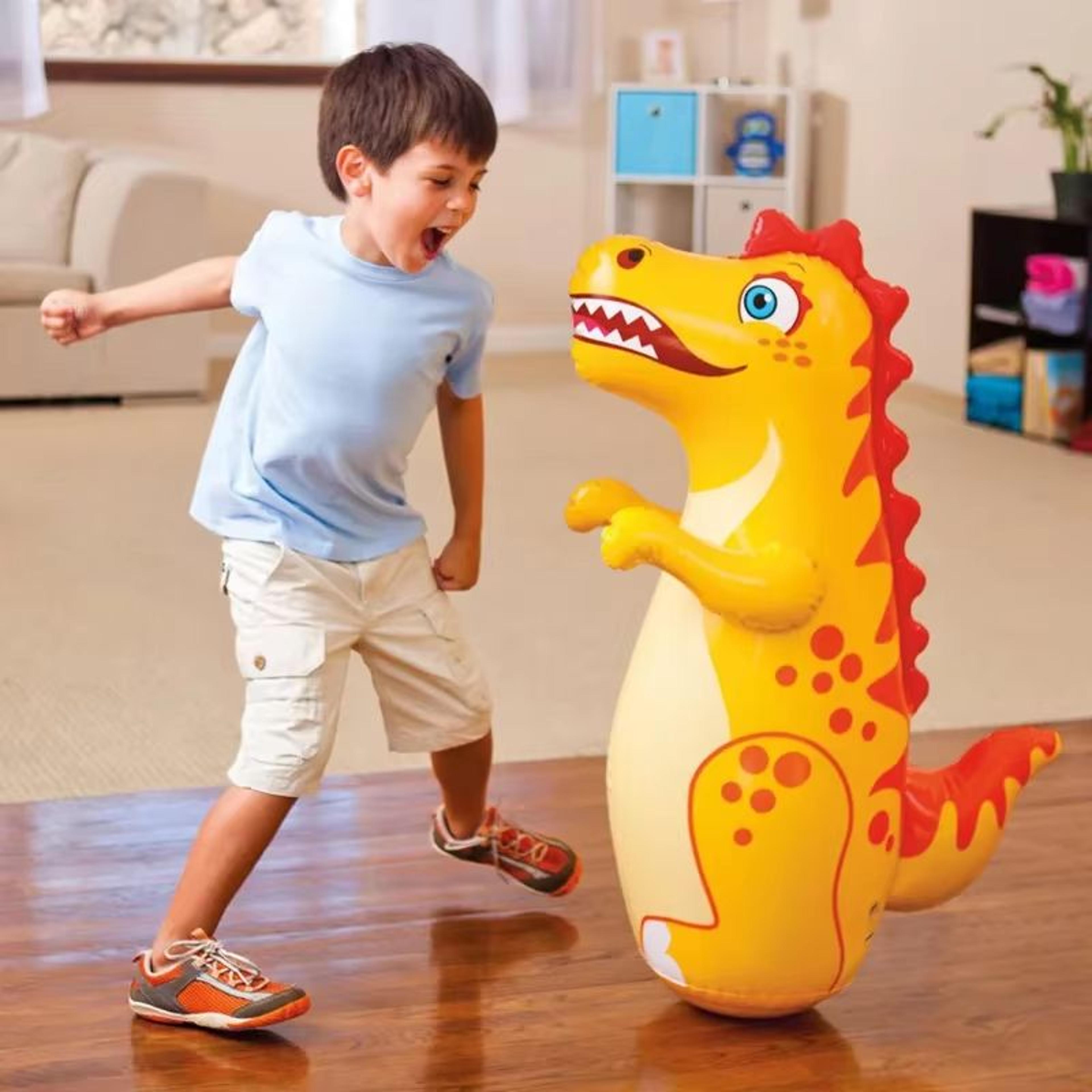 dinostrike tumbler boxing inflatable punching bag