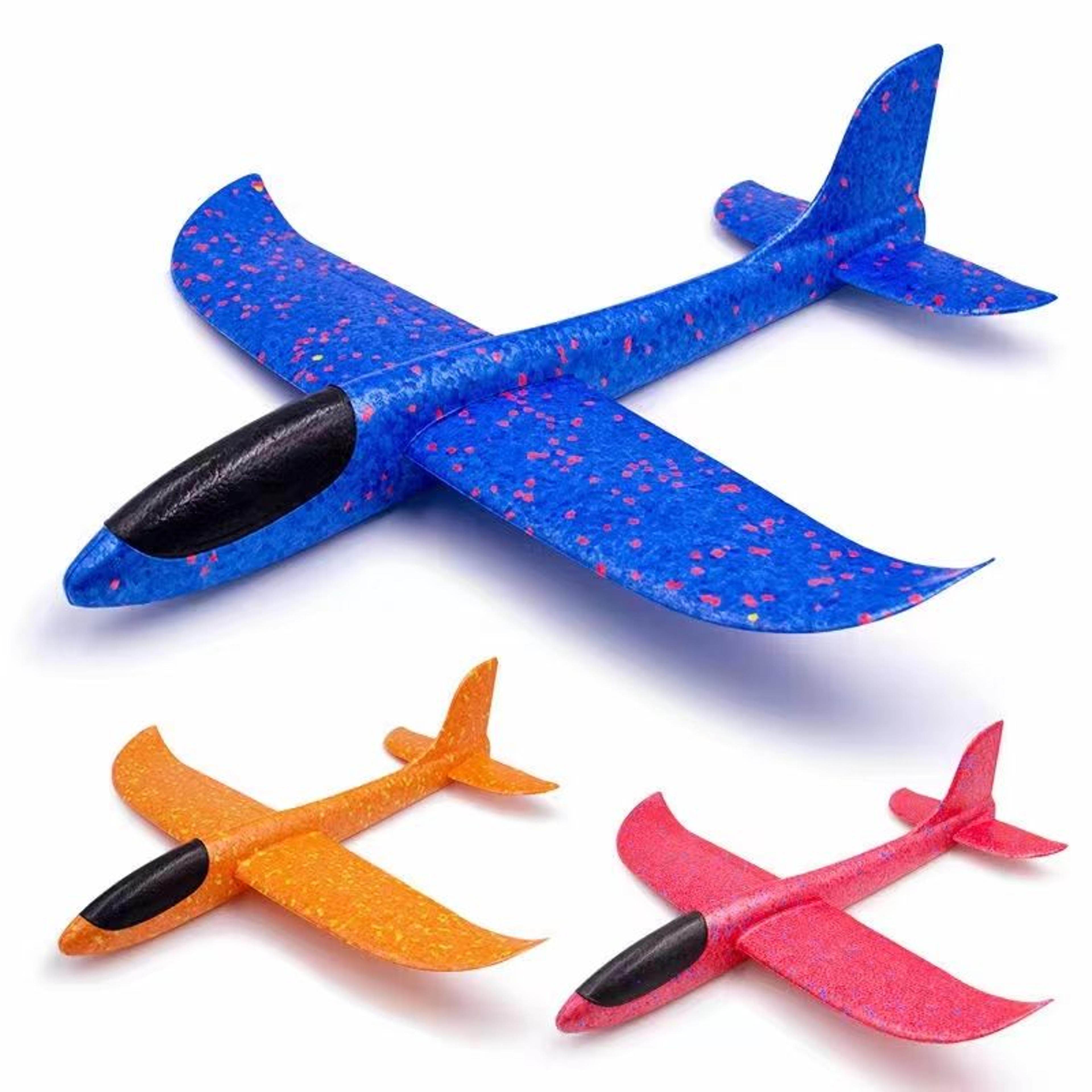 large foam hand throw glider airplane for outdoor flying fun