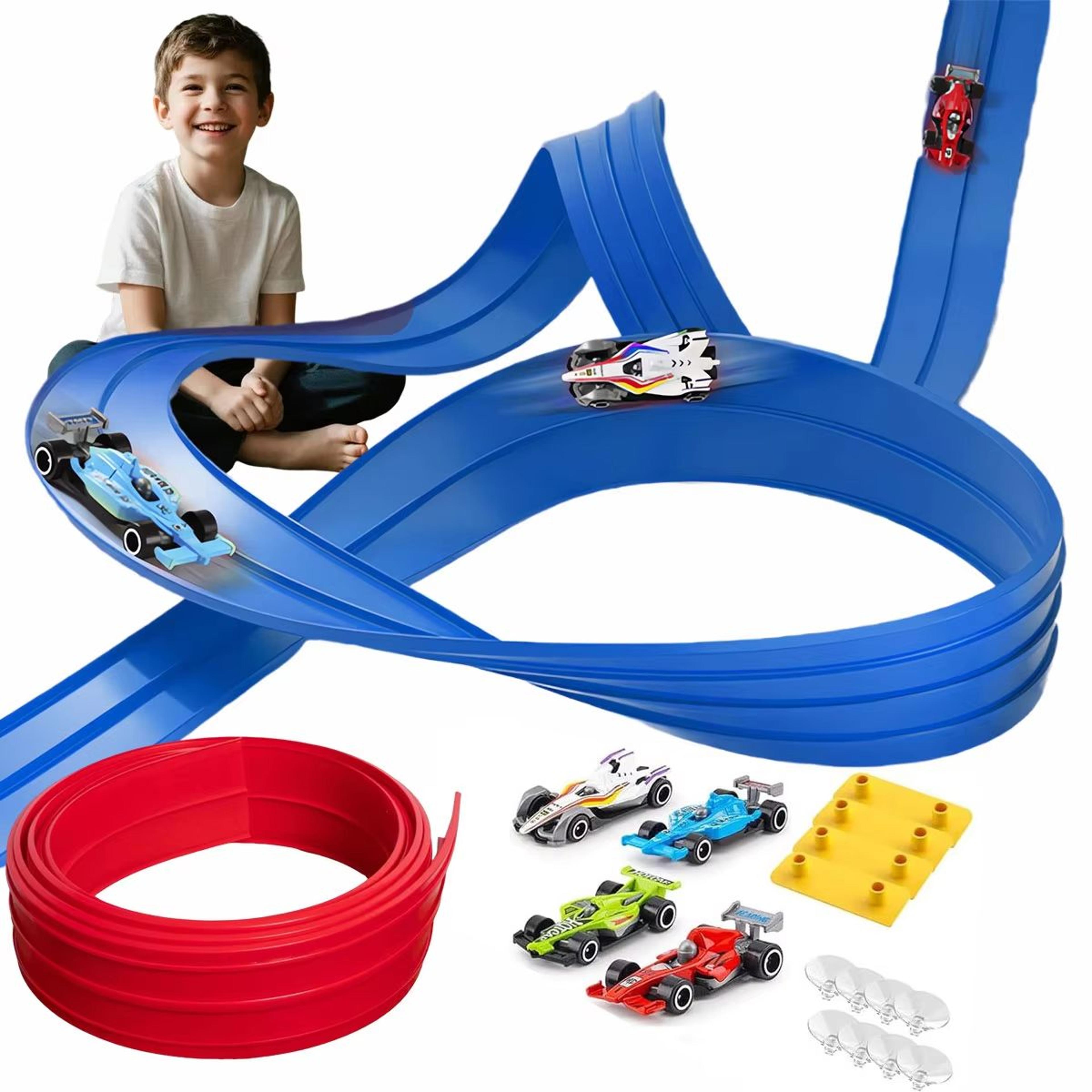ultimate flexible race track & mini car builder set